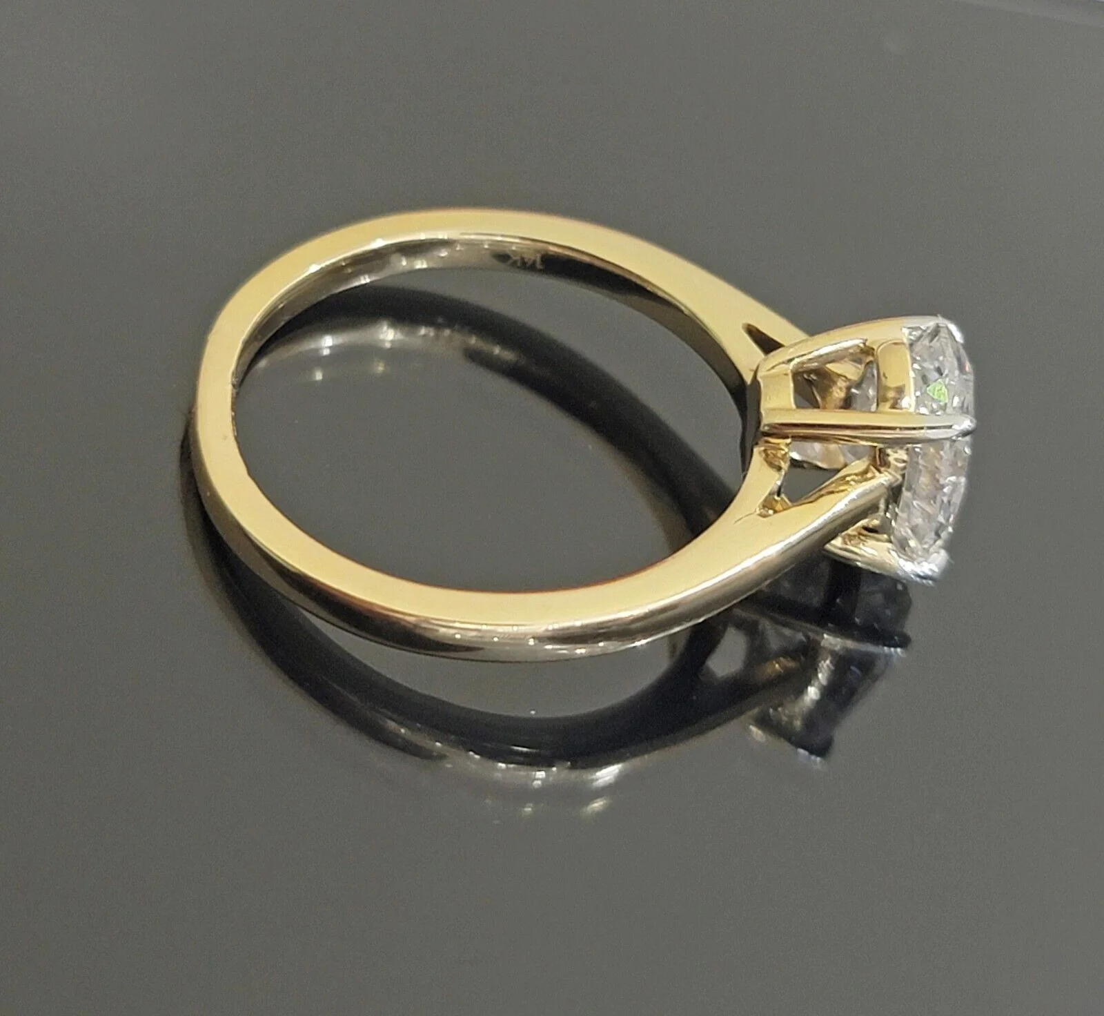 1.50 CT Diamond Solitaire 14k Gold Engagement Wedding Ladies Ring lab-created Ring Sizes 6,7,8,9,10,11 & 12 - Image 7