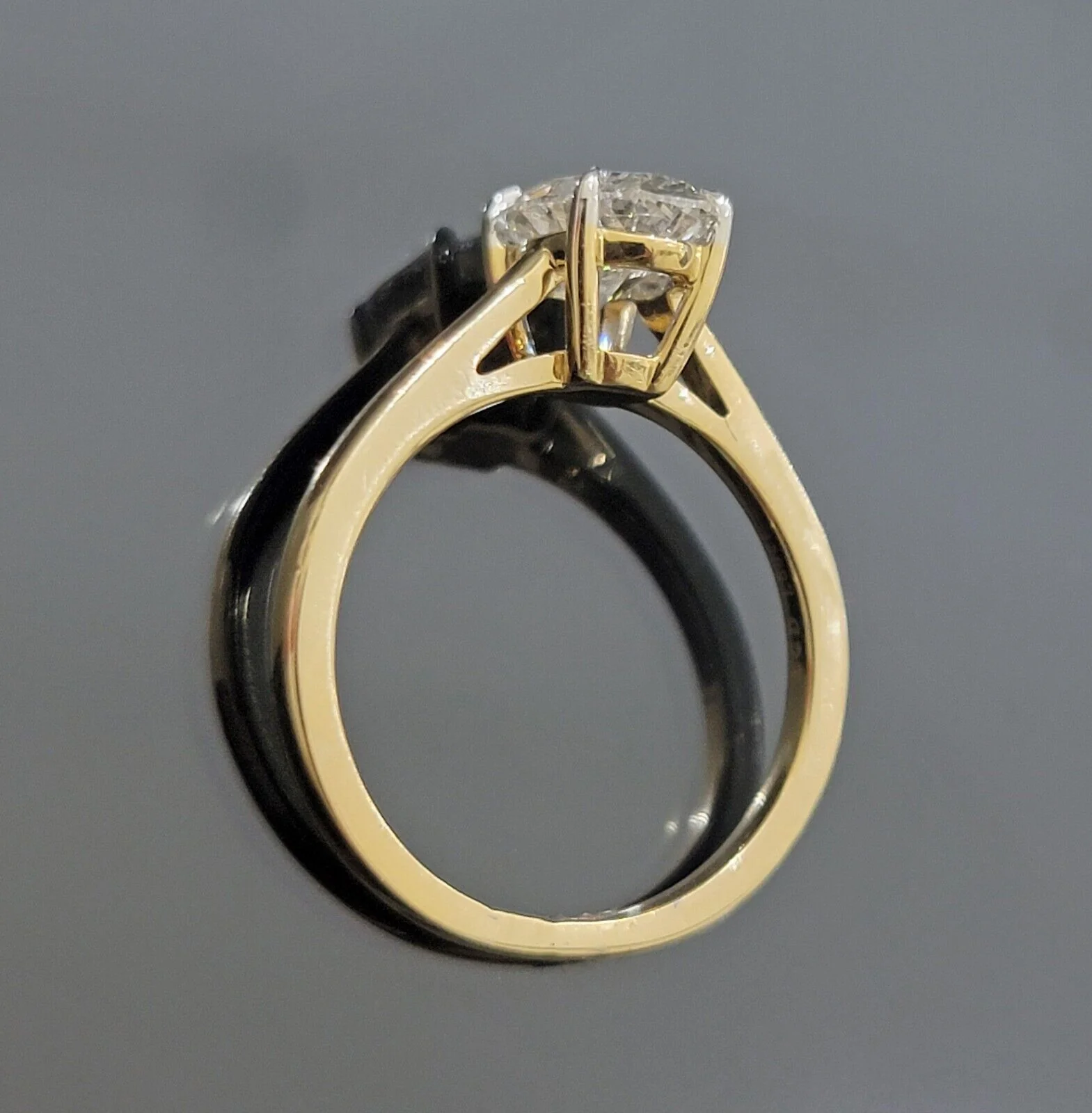 1.50 CT Diamond Solitaire 14k Gold Engagement Wedding Ladies Ring lab-created Ring Sizes 6,7,8,9,10,11 & 12 - Image 8