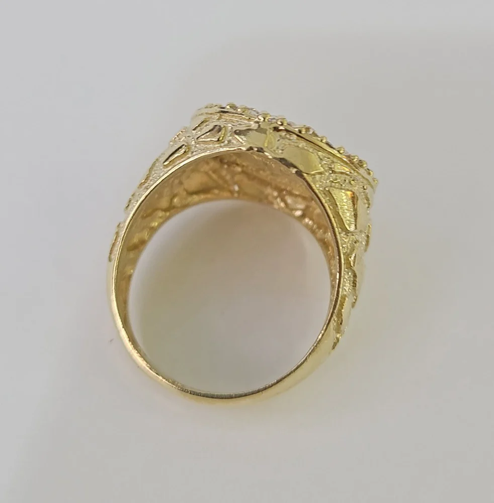 10k 50 Pesos Centenario Ring Yellow Gold Men Real Genuine All Sizes - Image 3