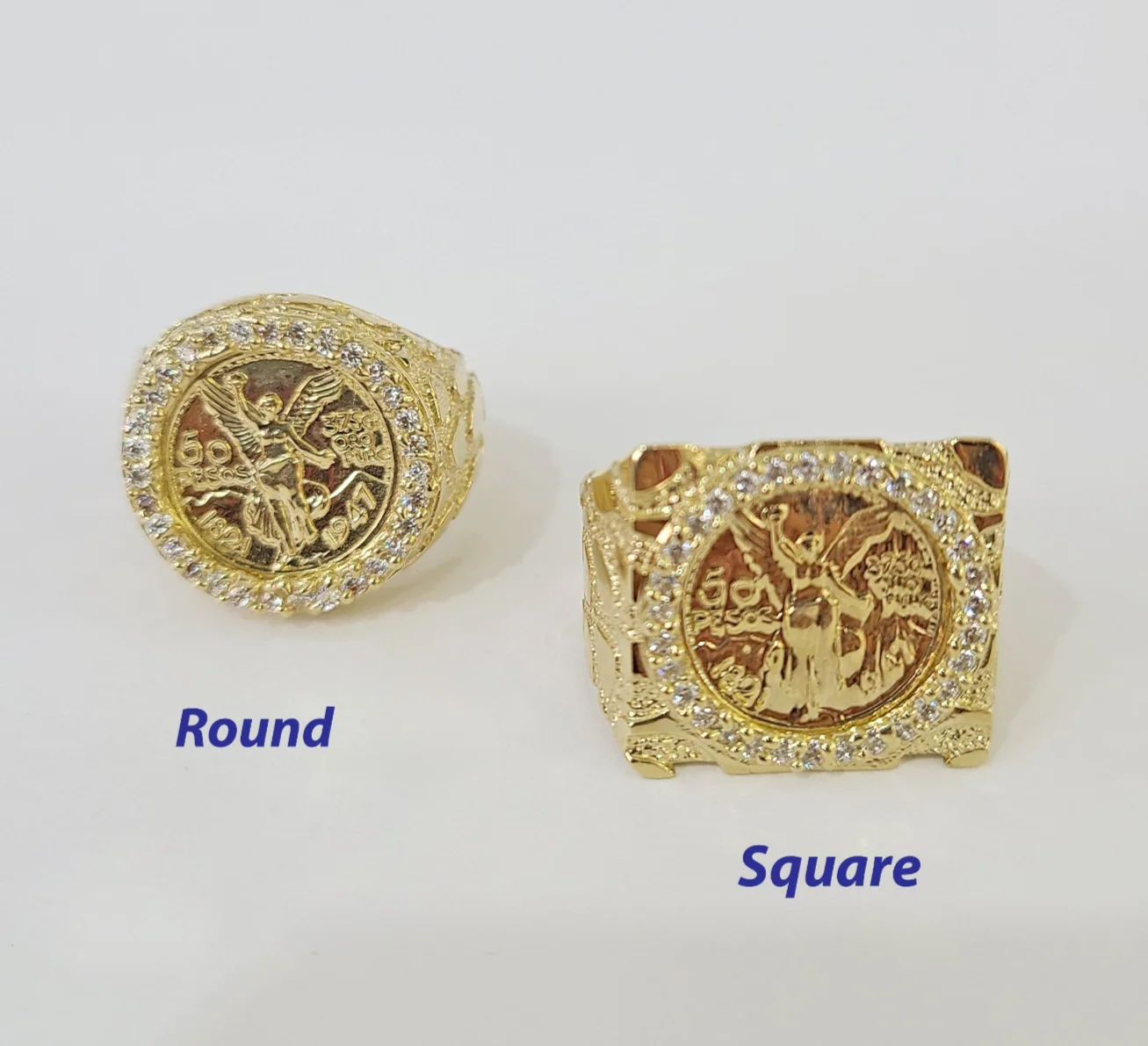 10k 50 Pesos Centenario Ring Yellow Gold Men Real Genuine All Sizes - Image 4