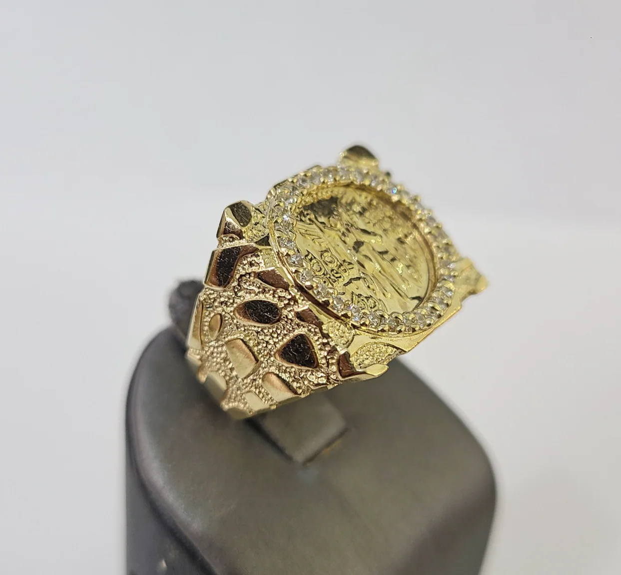 10k 50 Pesos Centenario Ring Yellow Gold Men Real Genuine All Sizes - Image 4
