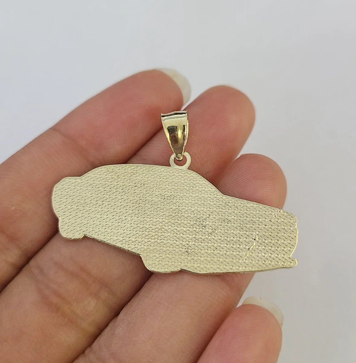 10k Car Challenger Charm Pendant REAL 10Kt Yellow Gold Genuine - Image 5