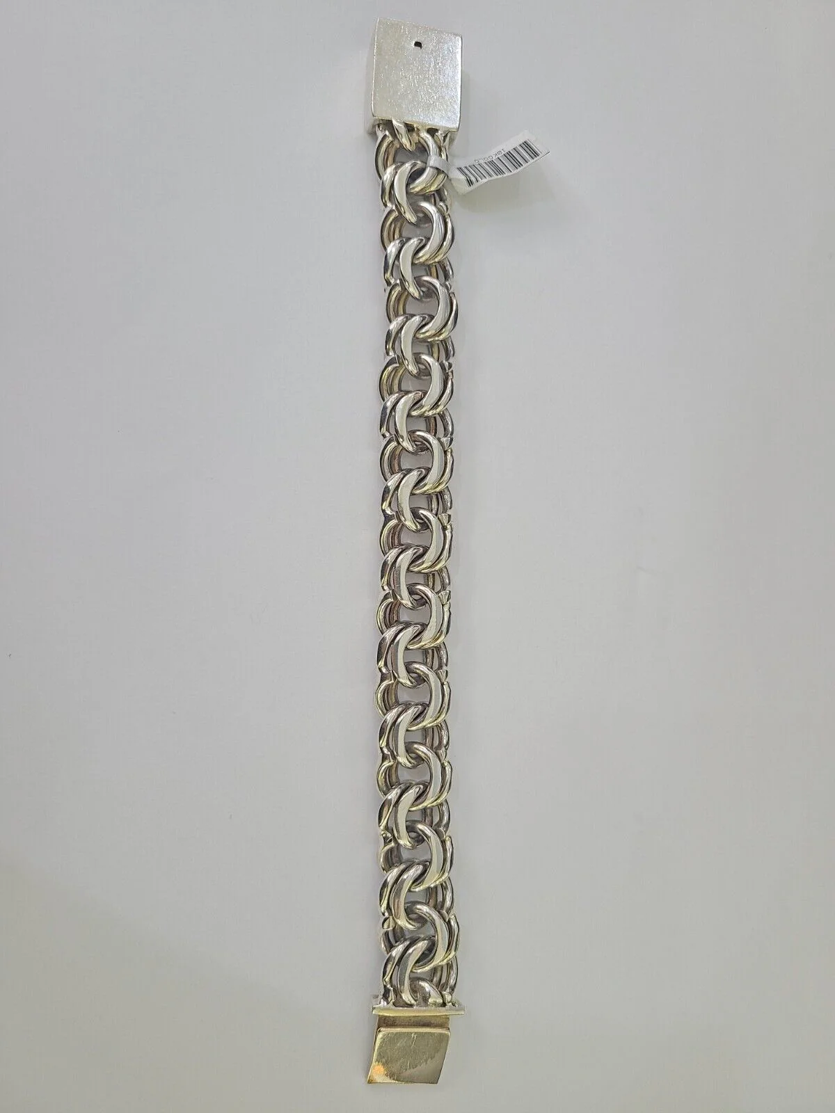 10k Chino Link ID Bracelet White Gold 16mm 9 Inches Solid For Men's 10kt Real - Image 7