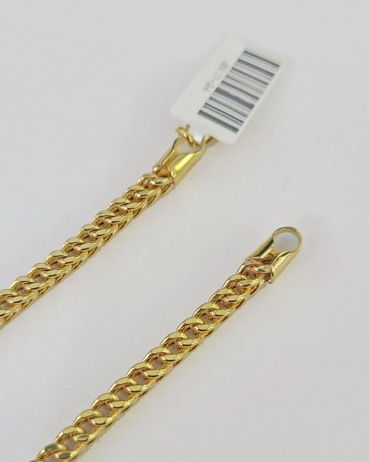 10k  Franco Bracelet 4mm 9" Inch Yellow Gold Men Women Link Real 10kt - Image 4