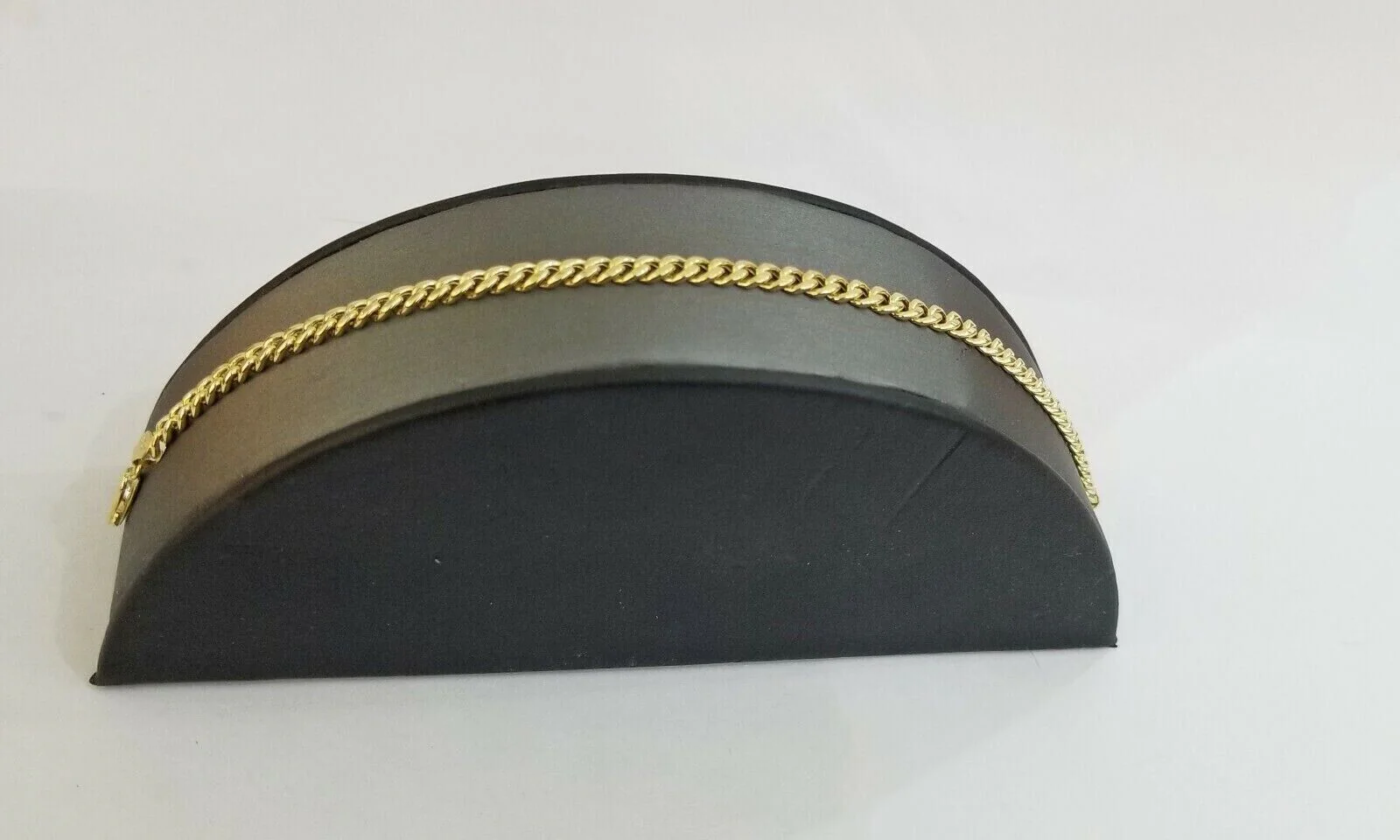 10k gold bracelet 8 Inch 4.5mm Miami Cuban Link With Lobster Lock Men Women REAL - Image 4