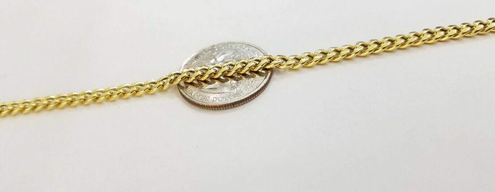 10k gold bracelet 8 Inch 4.5mm Miami Cuban Link With Lobster Lock Men Women REAL - Image 7
