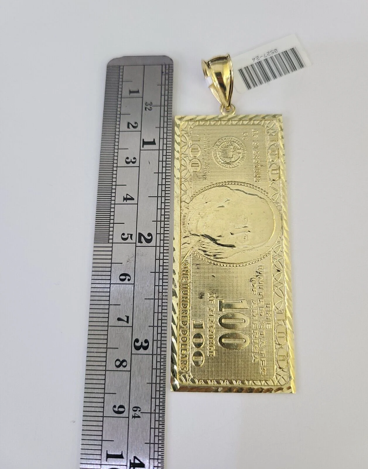 10k Gold Byzantine Necklace Money Dollar Charm 20-30 inch 6mm SET Chain Pendant - Image 3