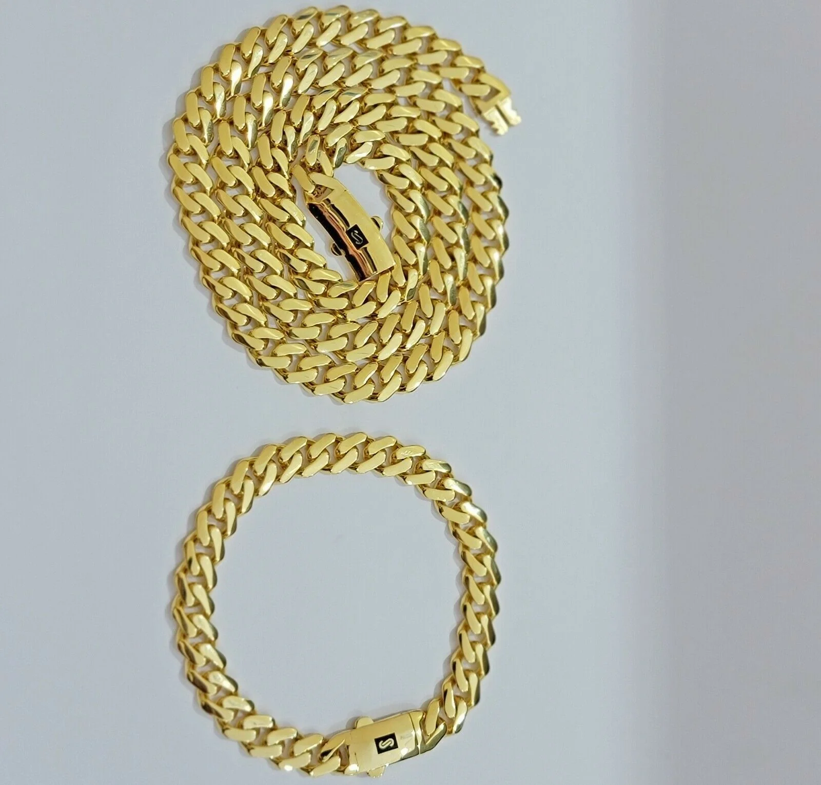 10k Gold Chain Miami Cuban Royal Link 8.5 mm 22" Inch Plain Necklace, REAL 10KT - Image 7