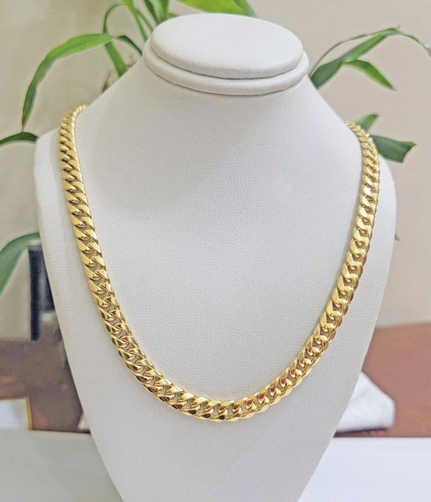 10k Gold Chain necklace 6mm Miami Cuban Link 20" - 26 Inch REAL 10kt Yellow Gold - Image 4