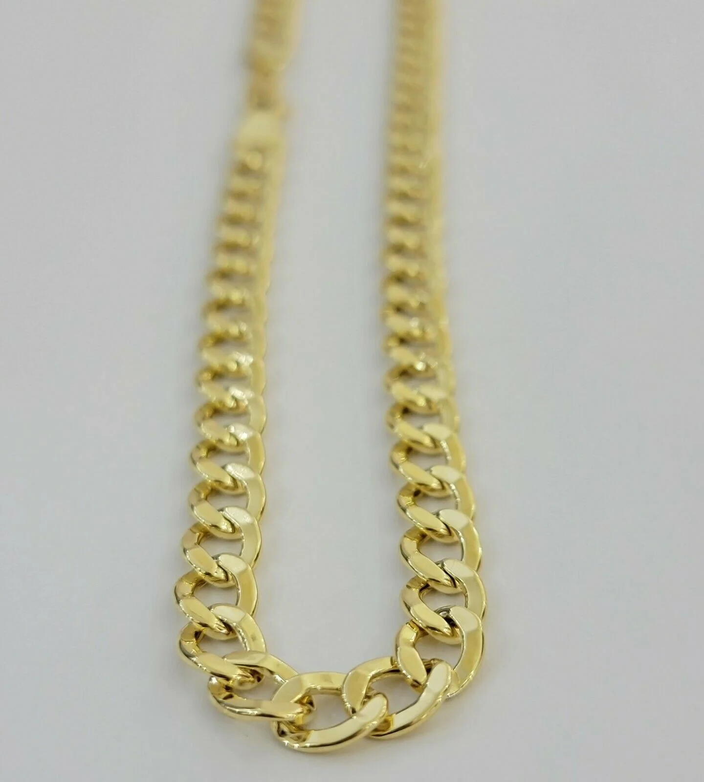 10k Gold Cuban Link Chain Necklace 6.5mm 20" 22" 24" 26" 28" REAL 10kt Yellow Gd - Image 3