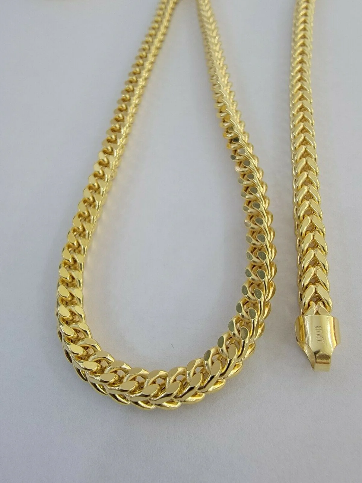 10K Gold Franco Link Chain 26" Necklace 5mm Thick, REAL 10kt Men's STRONG Chain - Image 10