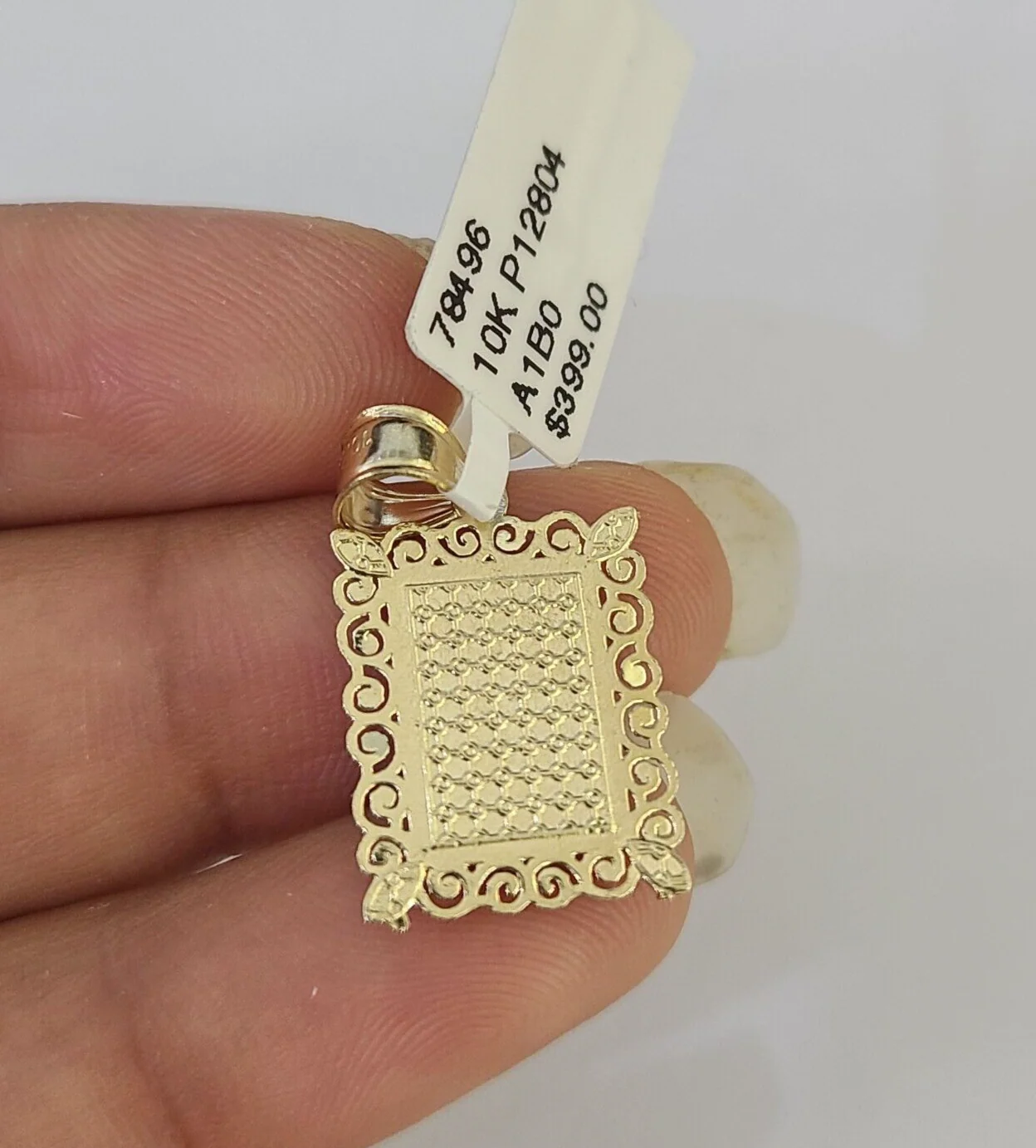 10k Gold Initial I Charm Rope Chain 16"-26" 2.5mm SET Necklace Alphabet Pendant - Image 8
