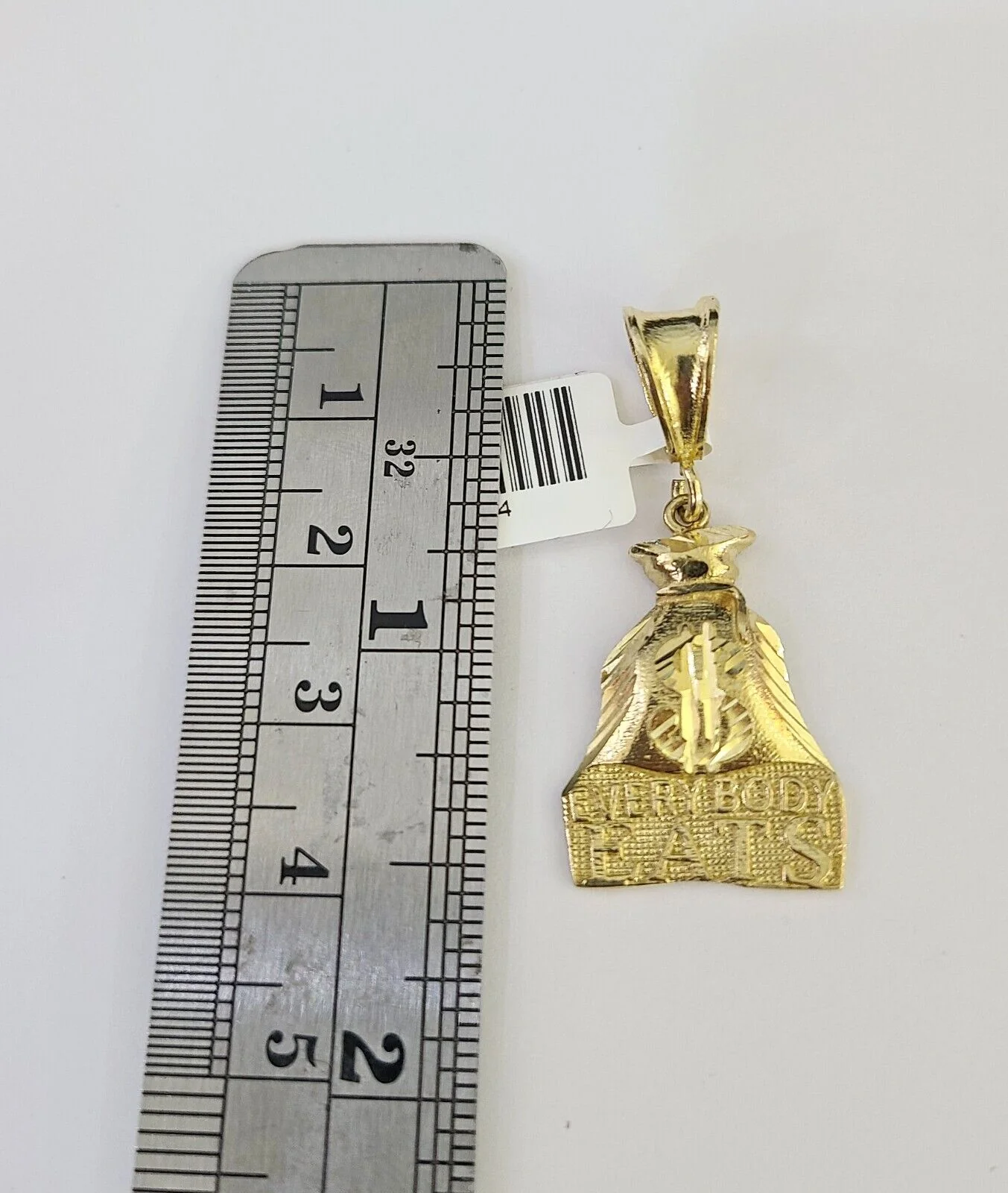 10K Gold Miami Cuban Chain Everybody Eats 18"-28" 3mm Pendant Necklace SET Charm - Image 3