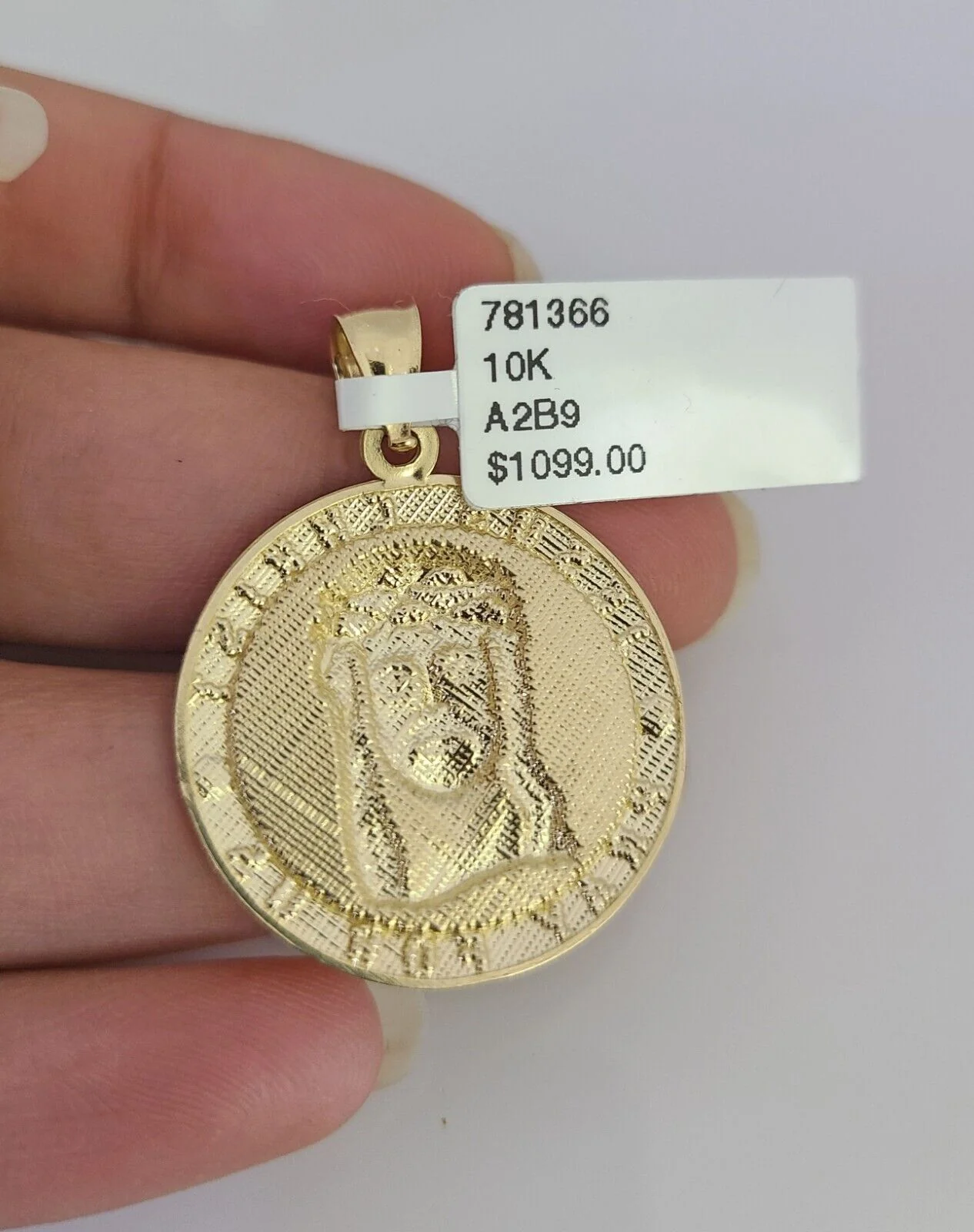 10k Gold Miami Cuban Chain Jesus Christ Charm Pendant 3mm 18-28 Inch Necklace - Image 5