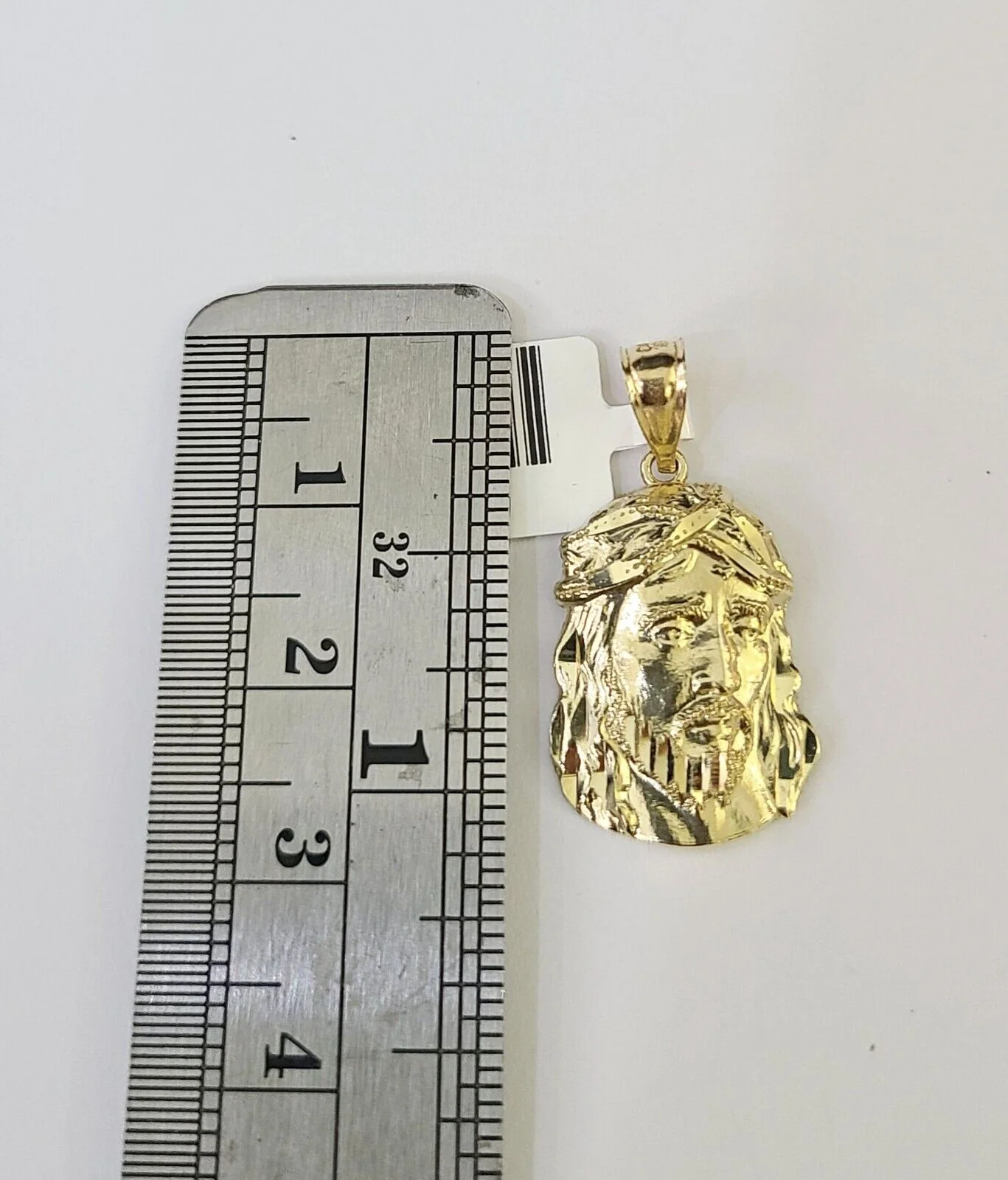 10K Gold Miami Cuban Chain Jesus Head 18"-28" 3mm Pendant Necklace SET Charm - Image 5