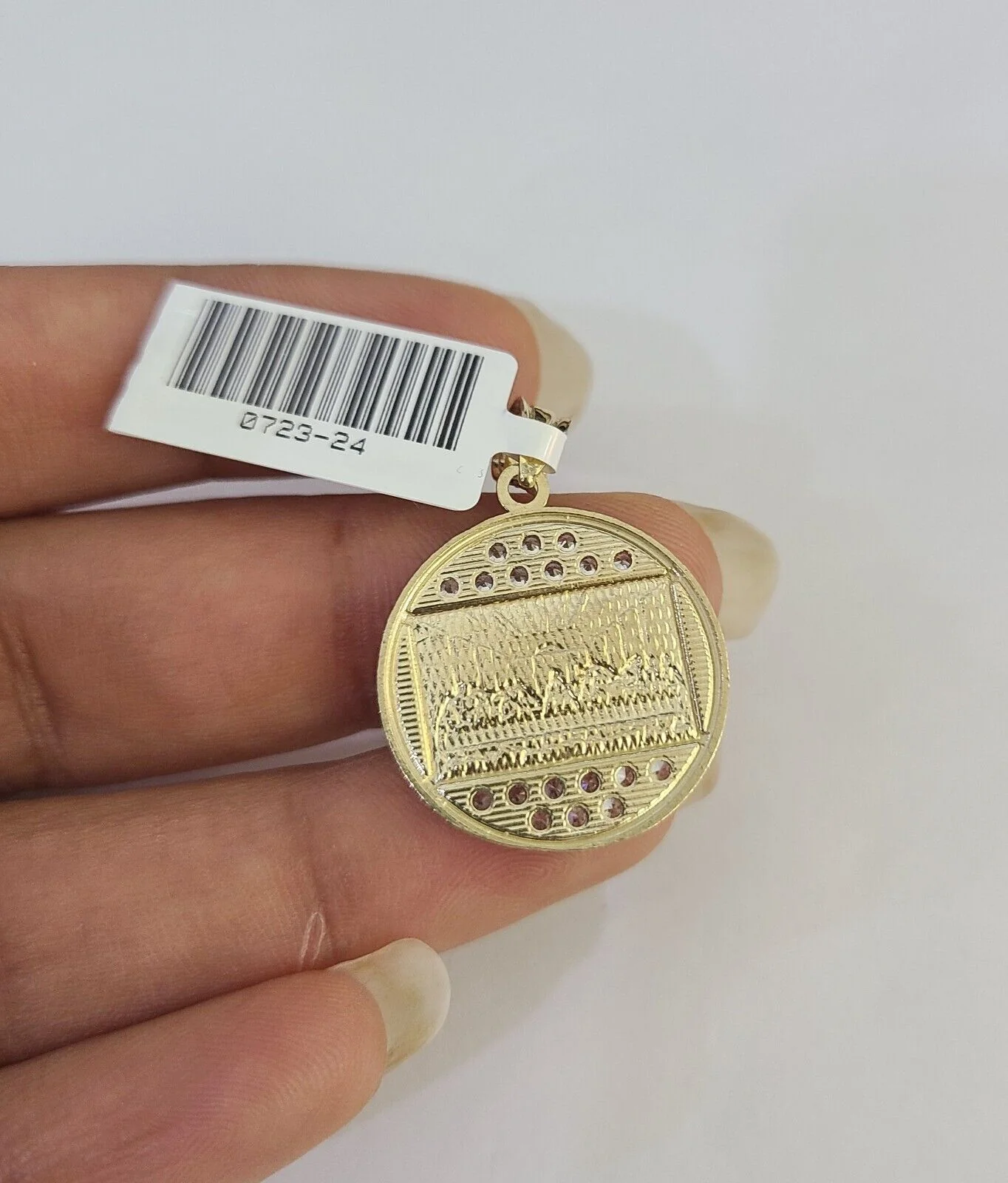 10K Gold Miami Cuban Chain Last Supper Charm 18"-30" 3mm REAL Pendant Necklace - Image 7