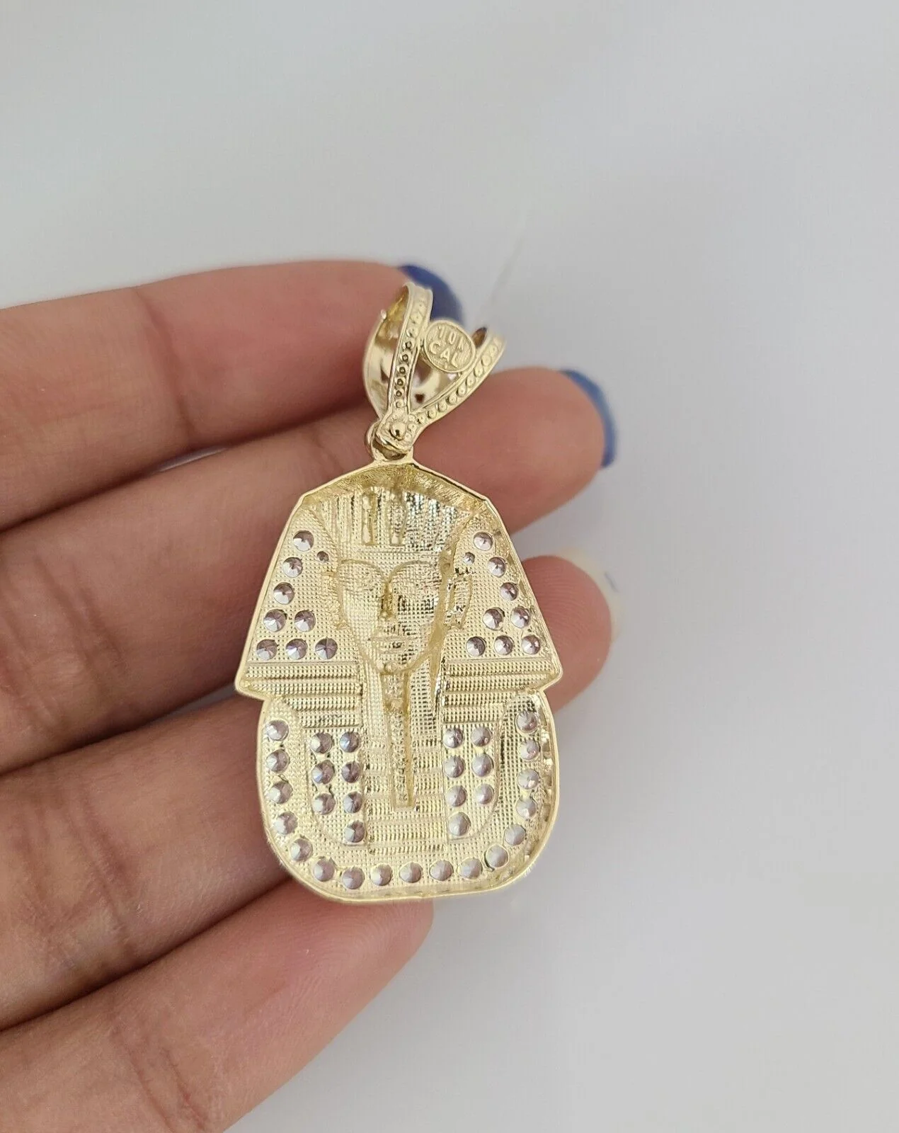 10k Gold Milano Rope Chain Pharaoh Charm 6mm Set 20"-26'' Inches Necklace - Image 7