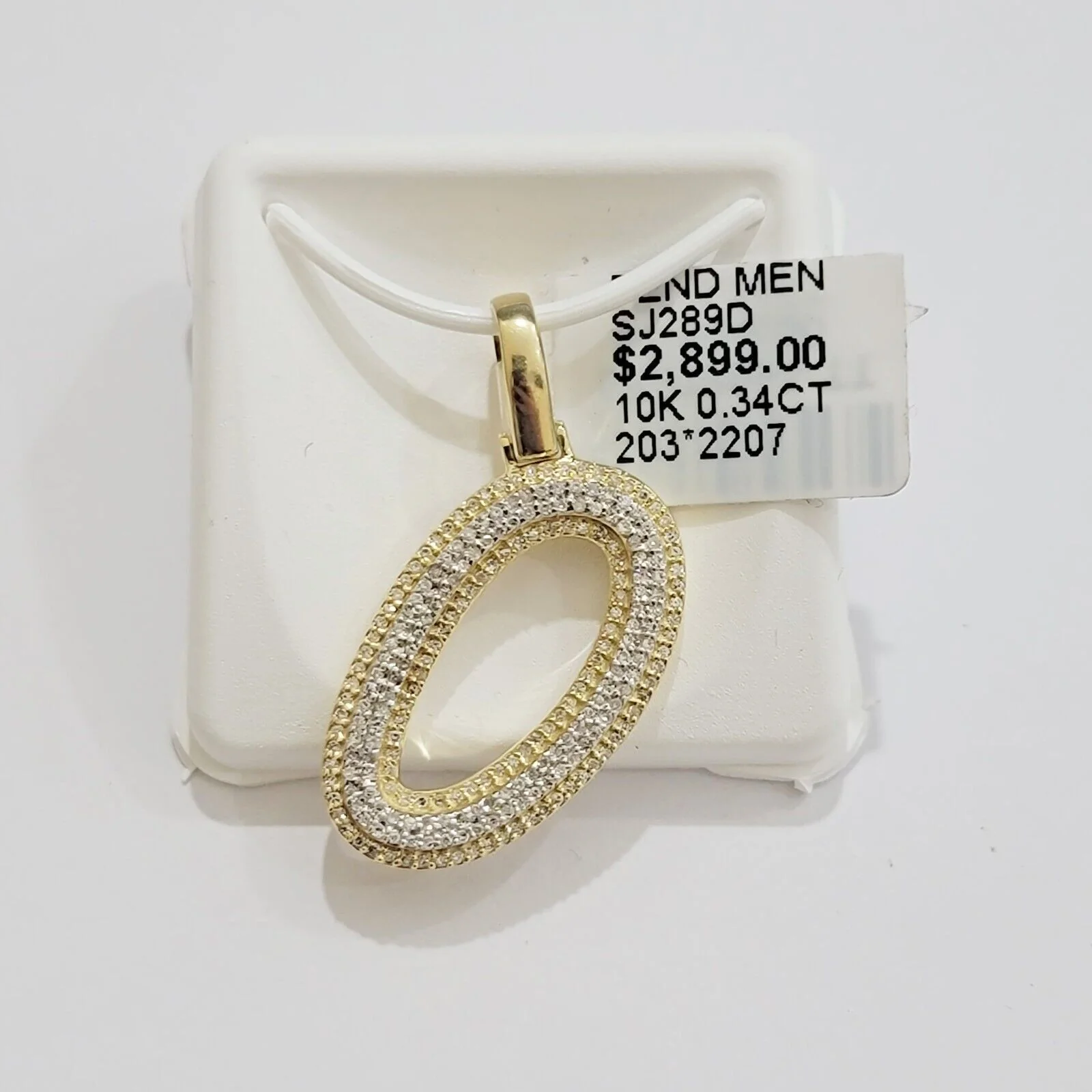 10k Gold Pendant Natural Diamond Initial Charm A-Z Alphabet 10K Yellow Gold REAL - Image 9
