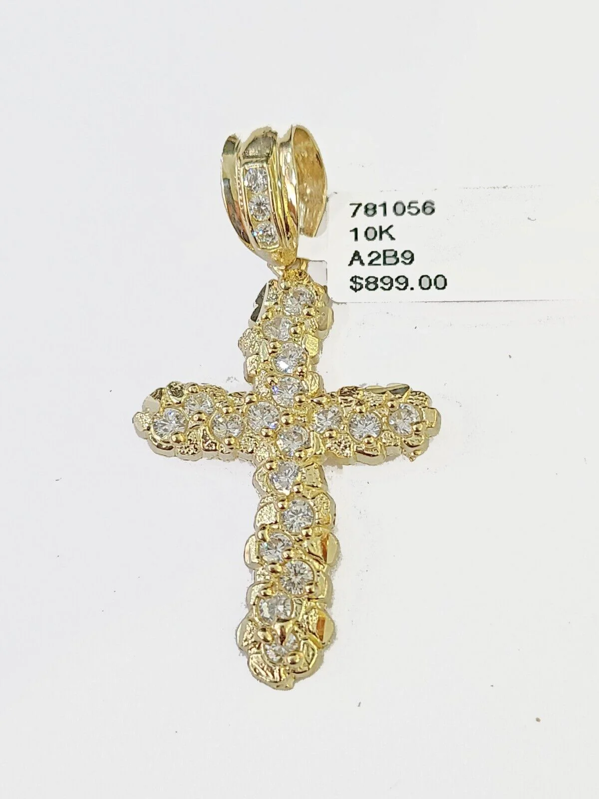 10k Gold Rope Chain & Cross Charm Pendent SET 3mm 22 Inches Necklace , Real 10kt - Image 6