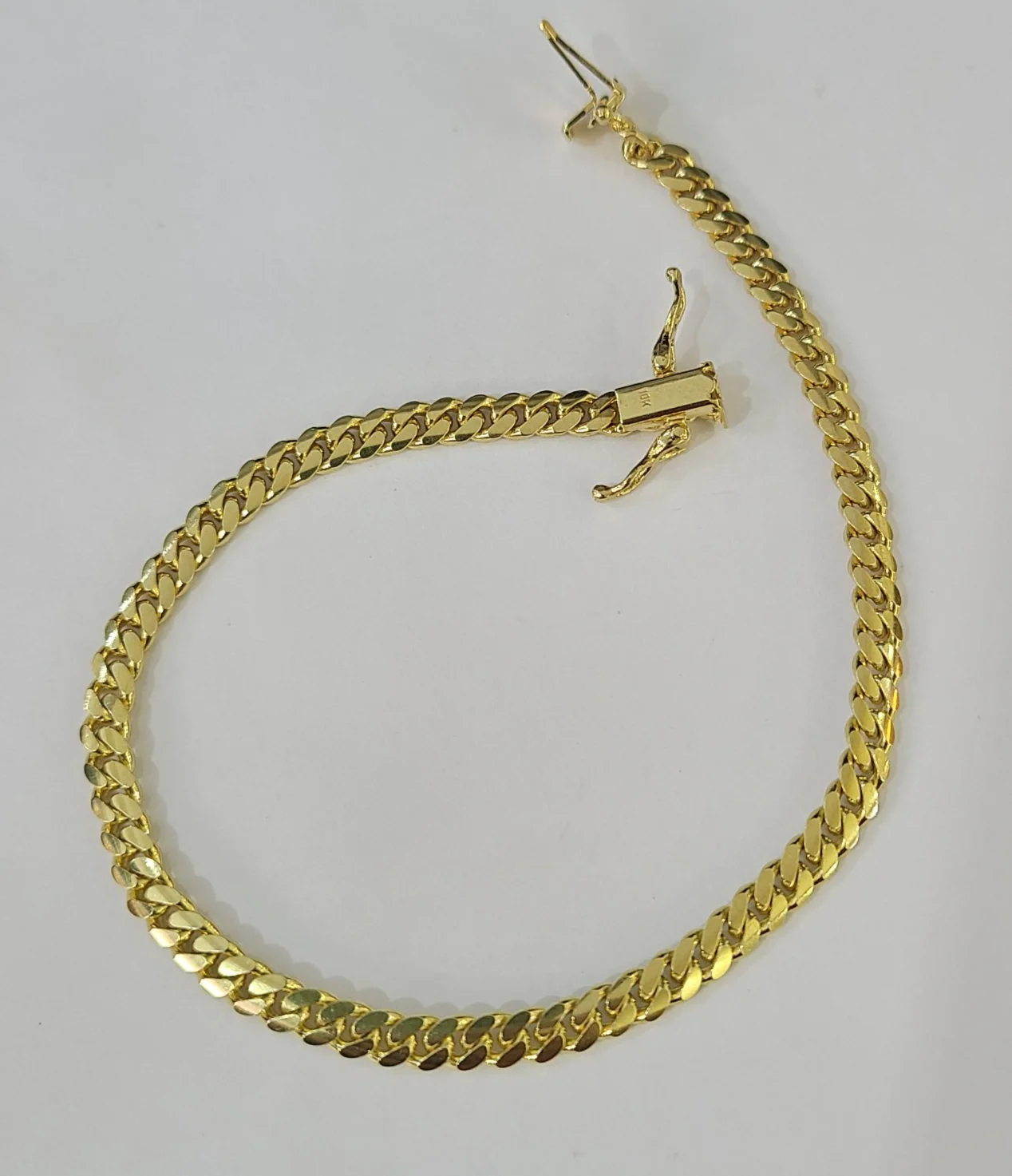 10k Gold Solid Bracelet Miami Cuban Link 3mm 8" REAL 10k Yellow Gold - Image 5