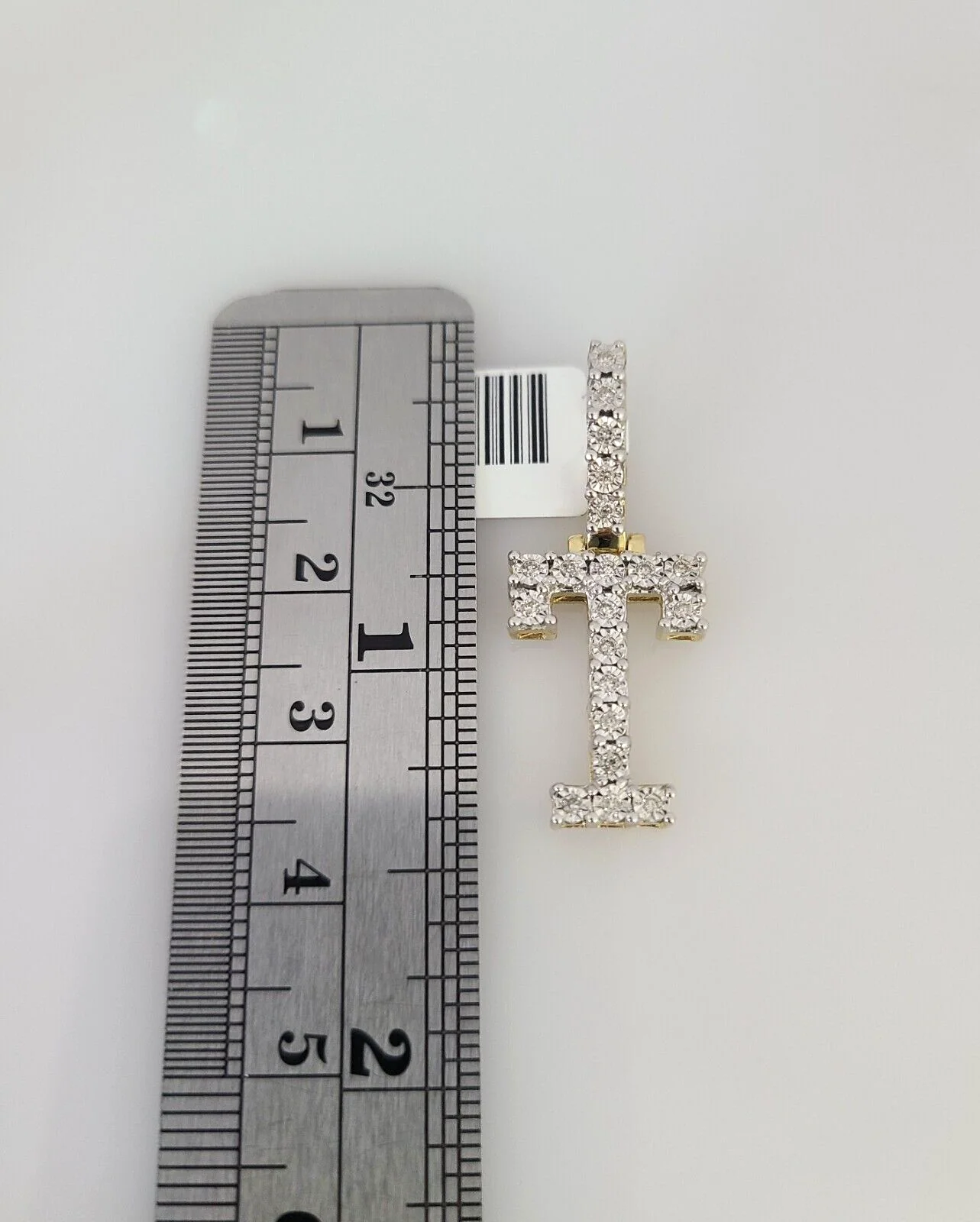 10k Gold Solid Miami Cuban Chain T Initial Diamond Pendant 2.5mm 18"-24" Set - Image 3
