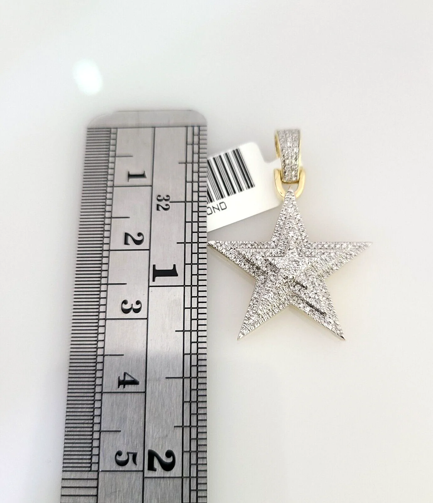 10k Gold Solid Miami Cuban Necklace Diamond Star Pendant 2.5mm 18"-24" Chain Set - Image 7