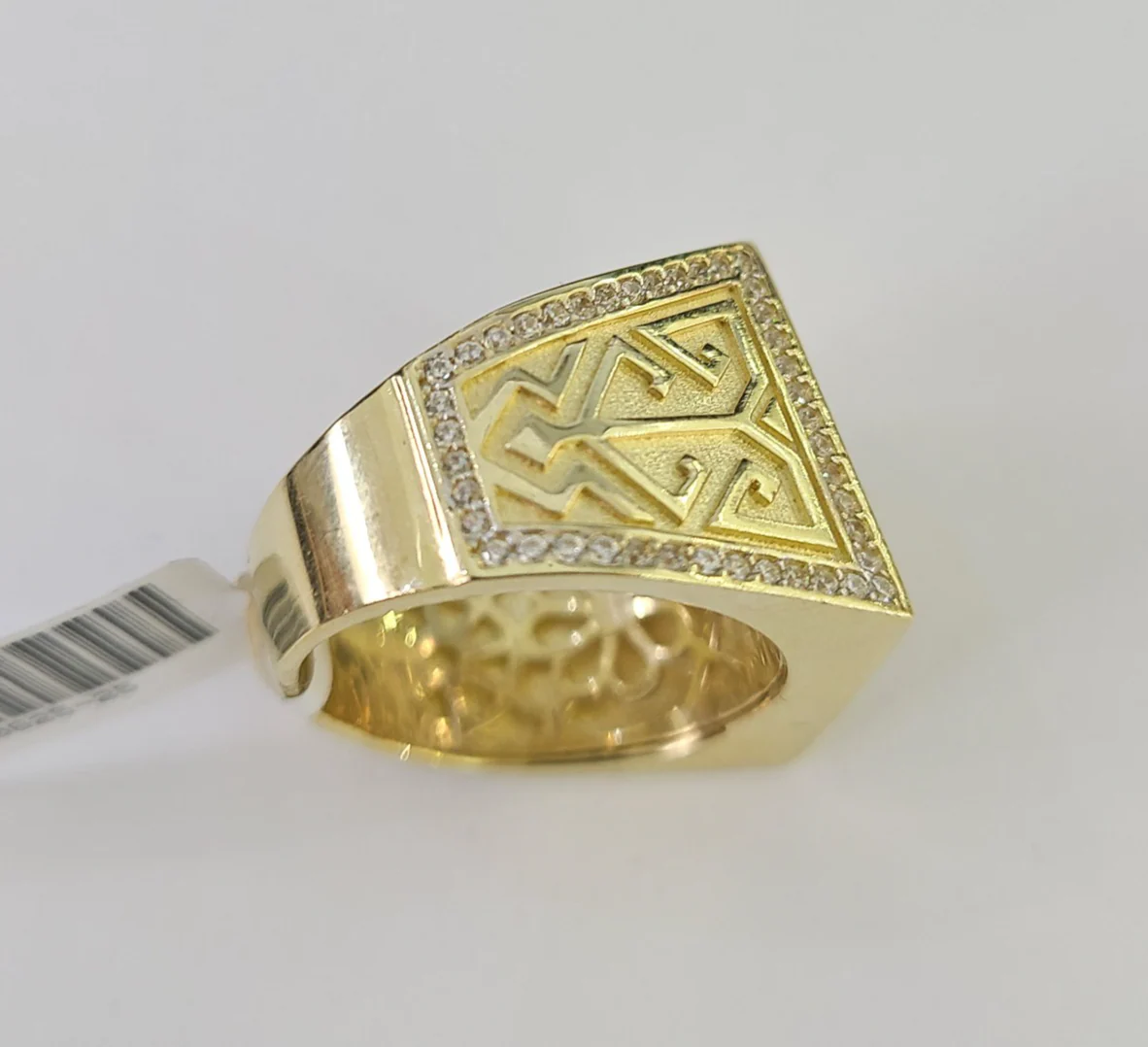 10k Jesus Head Ring Casual Band Yellow Gold Genuine Brand New Religious All Sizes - Image 2