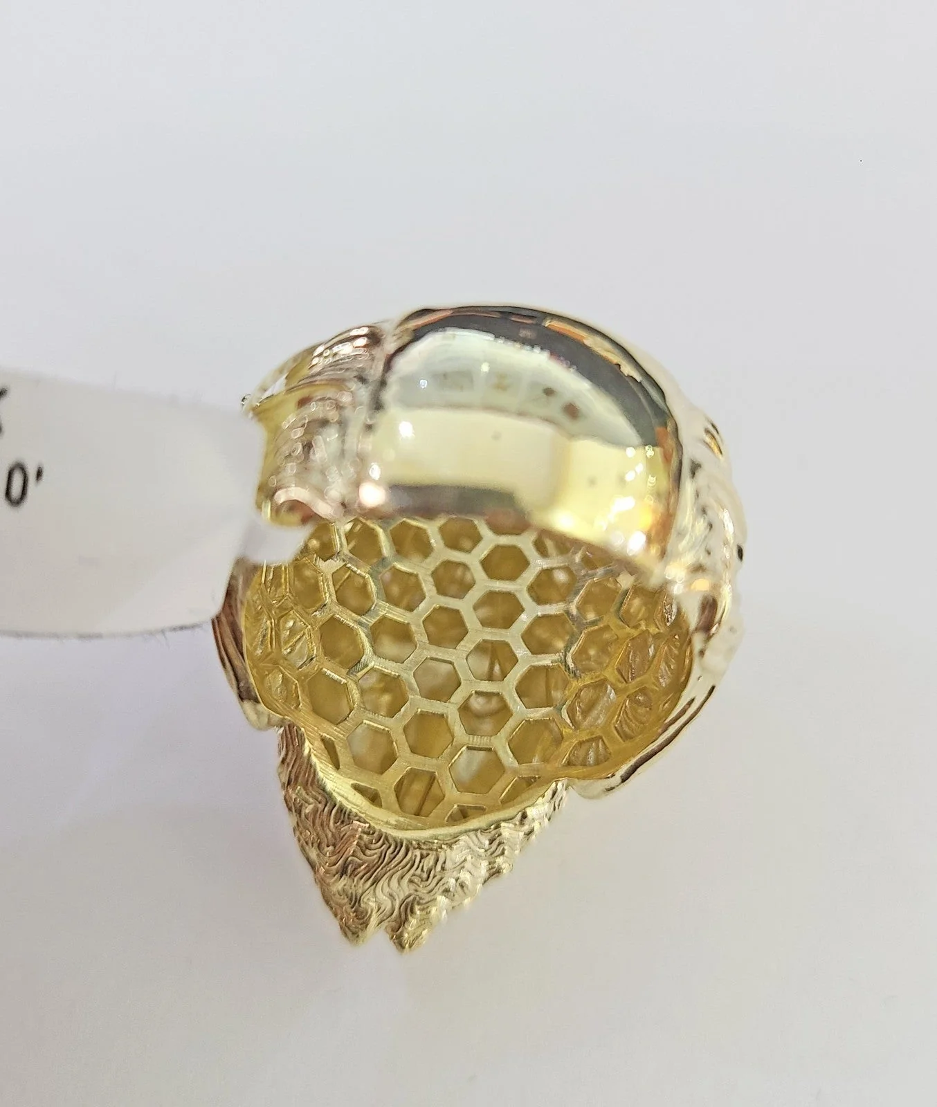 10k Jesus Head Ring Casual Band Yellow Gold Genuine Brand New Religious All Sizes - Image 7
