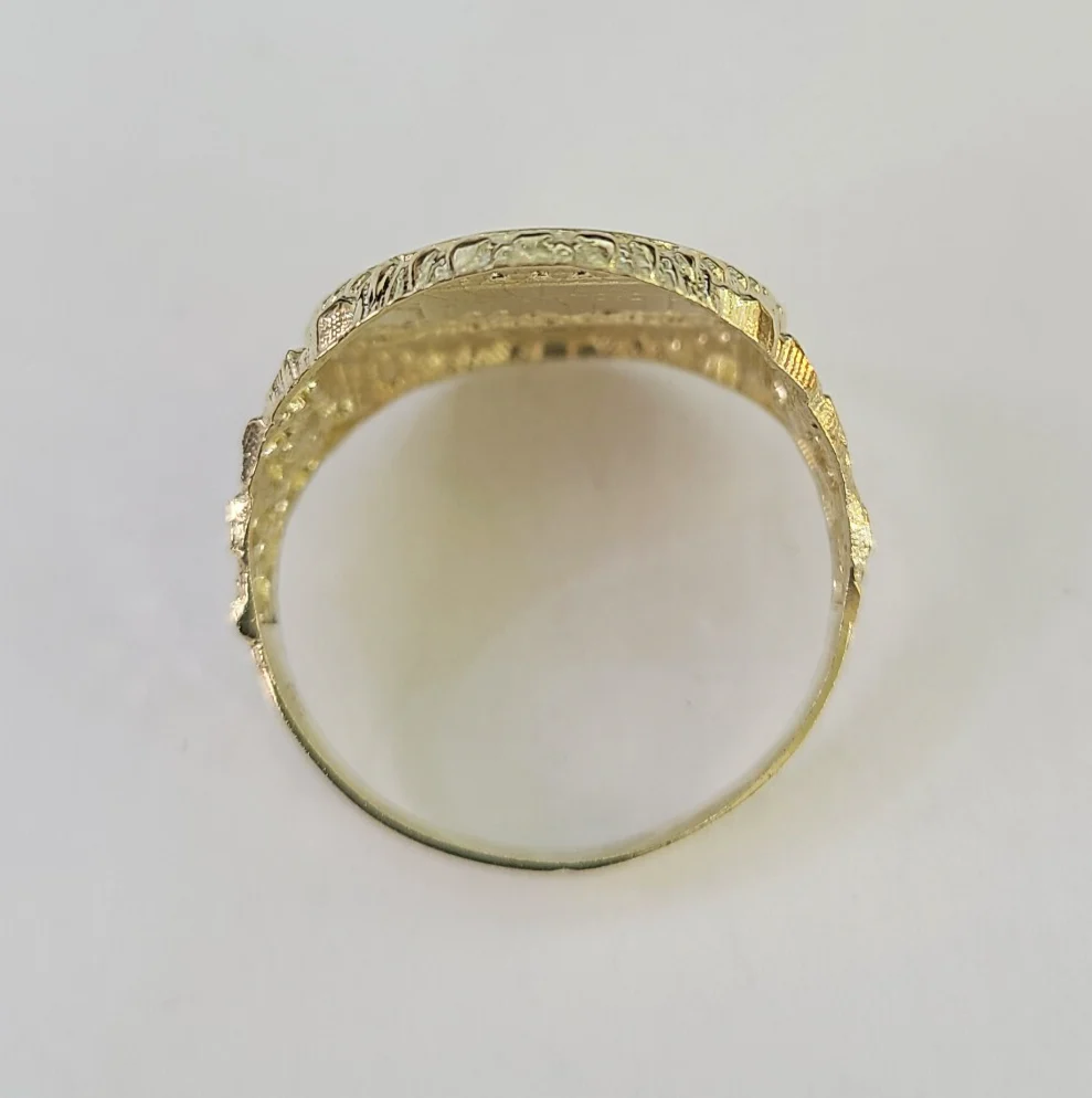 10k Last Supper Ring Casual Band Yellow Gold Genuine Brand New Religious All Sizes - Image 7