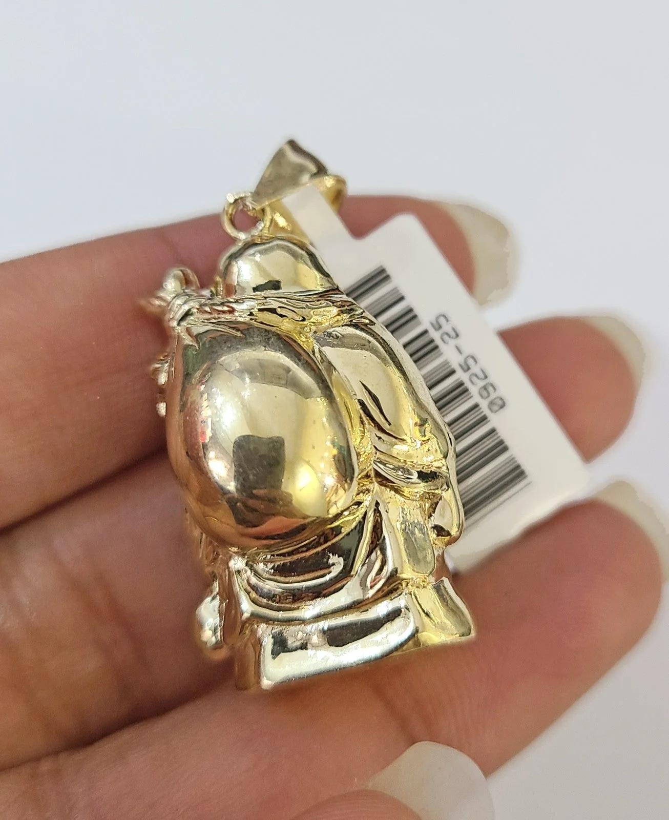10k Laughing Buddha Charm Pendant Yellow Gold Genuine REAL 10Kt - Image 6