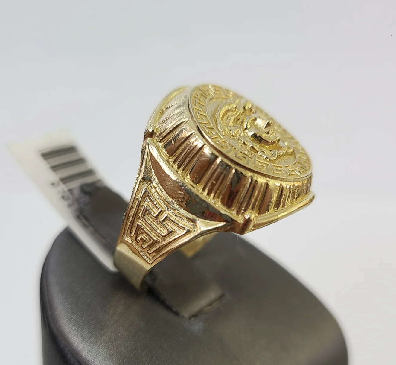 10k Medusa Head Ring Yellow Gold Men Real Genuine All Sizes - Image 5