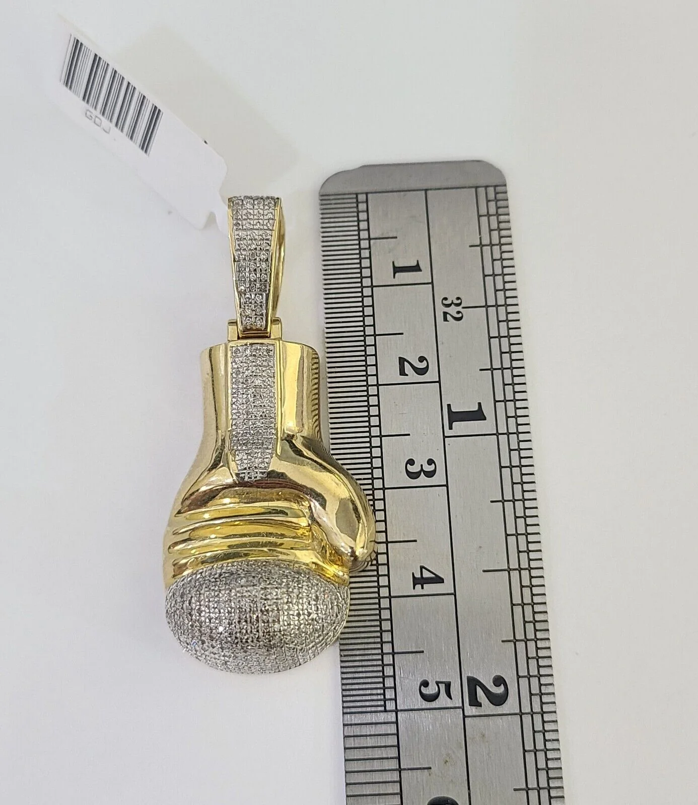 10k Miami Cuban Chain Boxing Glove Charm Set 4.5mm 20"-28" Necklace Pendant Gold - Image 4