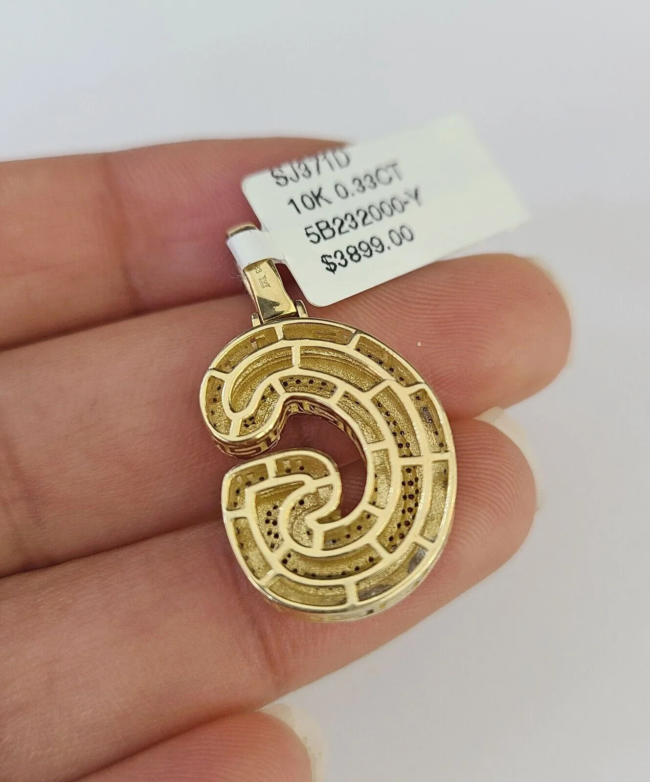 10k Miami Cuban Chain Diamond G Initial Charm Set 4mm 18"-28" Necklace Gold - Image 7