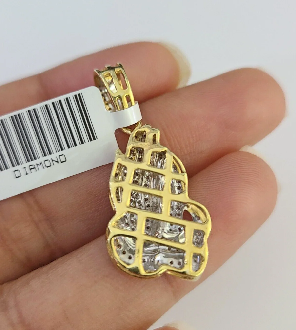 10k Miami Cuban Chain Diamond Praying Hands Charm Set 4mm 18"-28" Necklace Gold - Image 7