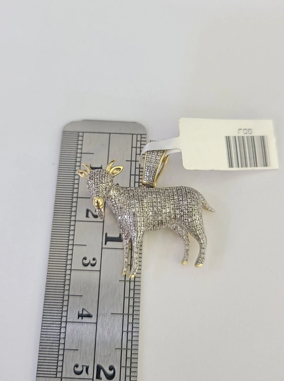 10k Miami Cuban Chain Goat Charm Set 4.5mm 20"-28" Necklace Pendant Gold - Image 6