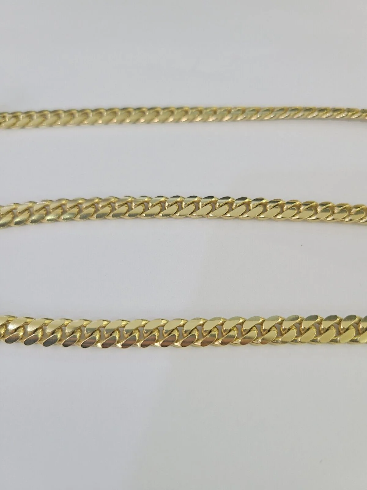 10k Miami Cuban Link Chain Necklace Solid Yellow Gold 6mm 18-26 Inches Real - Image 5