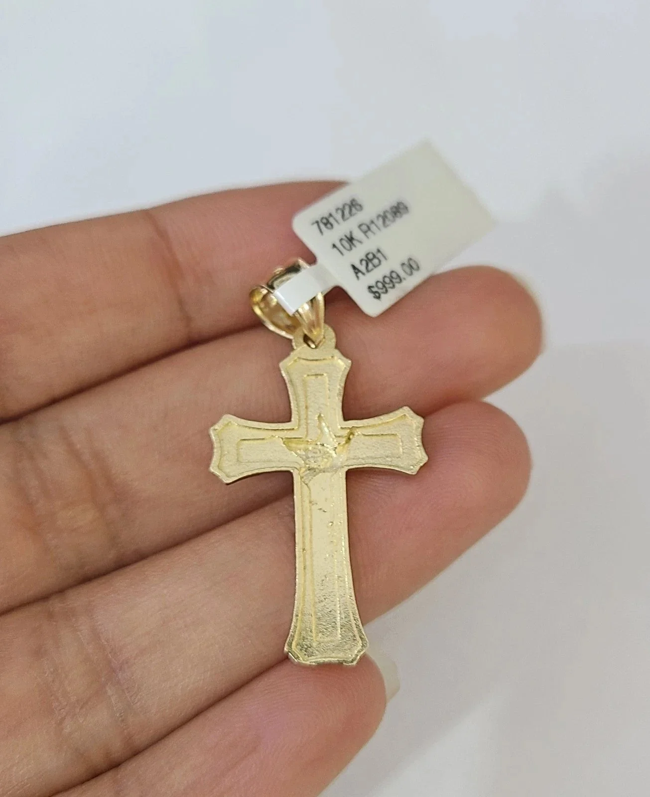 10k Milano Rope Chain Jesus Cross Charm Necklace SET 3mm 18"-26" Pendant - Image 7