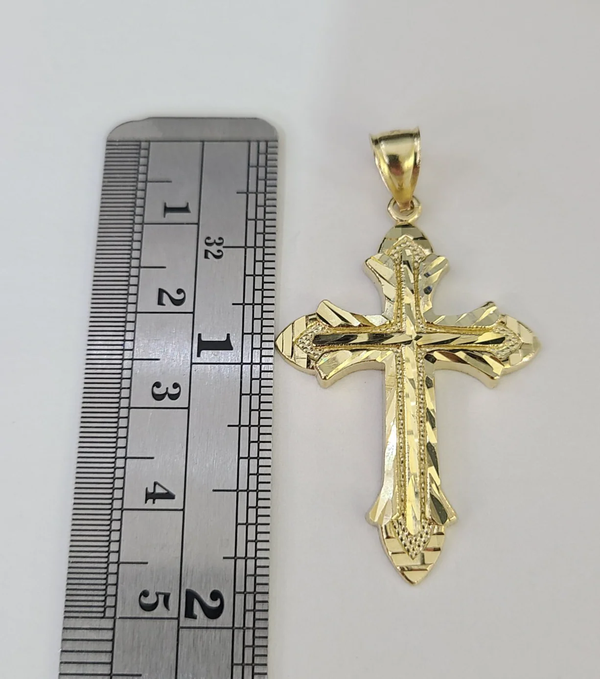 10k Milano Rope Chain Jesus Cross Charm Necklace SET 5mm 18"-28" Pendant - Image 3