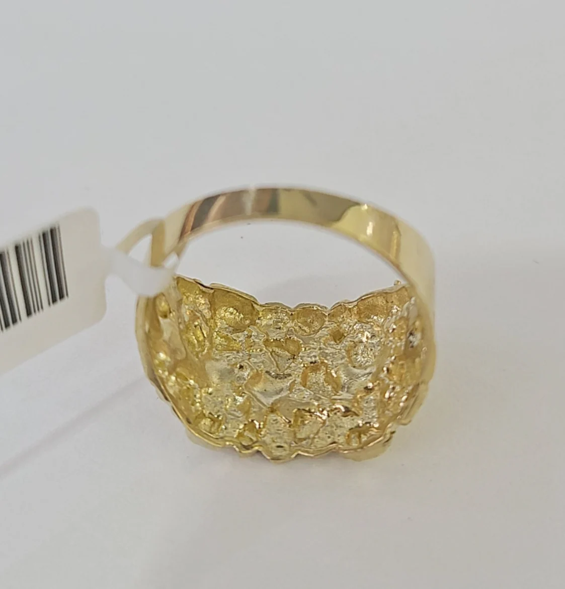 10k Nugget Ring Yellow Gold Women Men Real Genuine All Sizes - Image 3