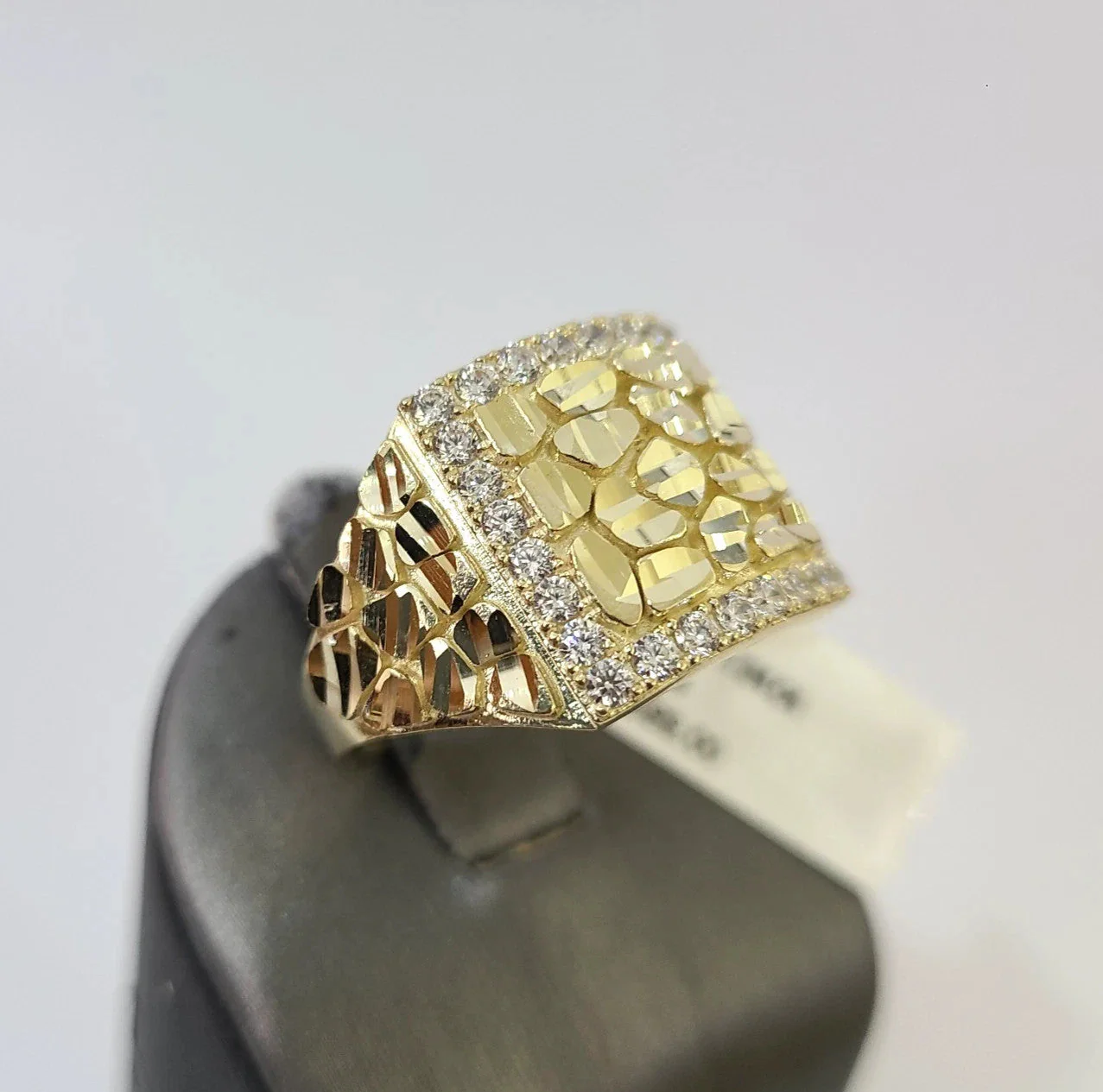 10k Nugget Ring Yellow Gold Women Men Real Genuine 10Kt - Image 6