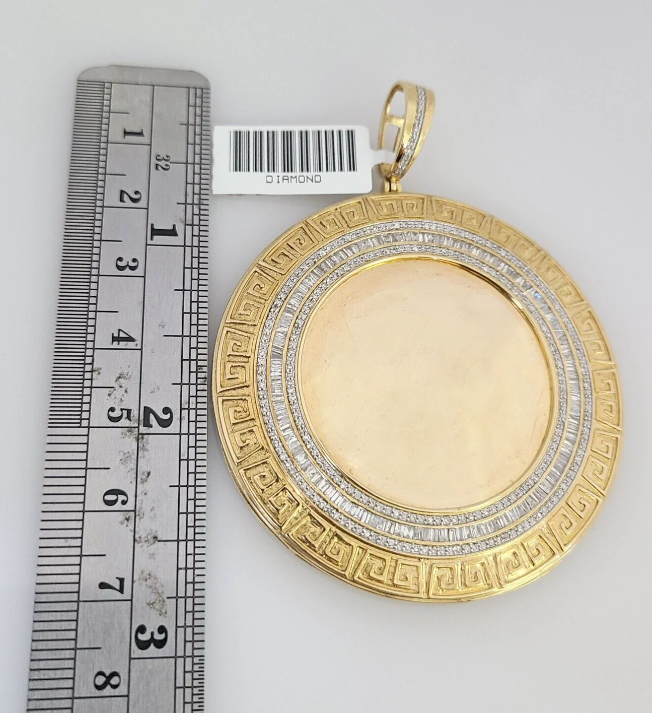 10k Real Memory Pendant Charm 10kt Real Diamond Charm Yellow Gold - Image 2