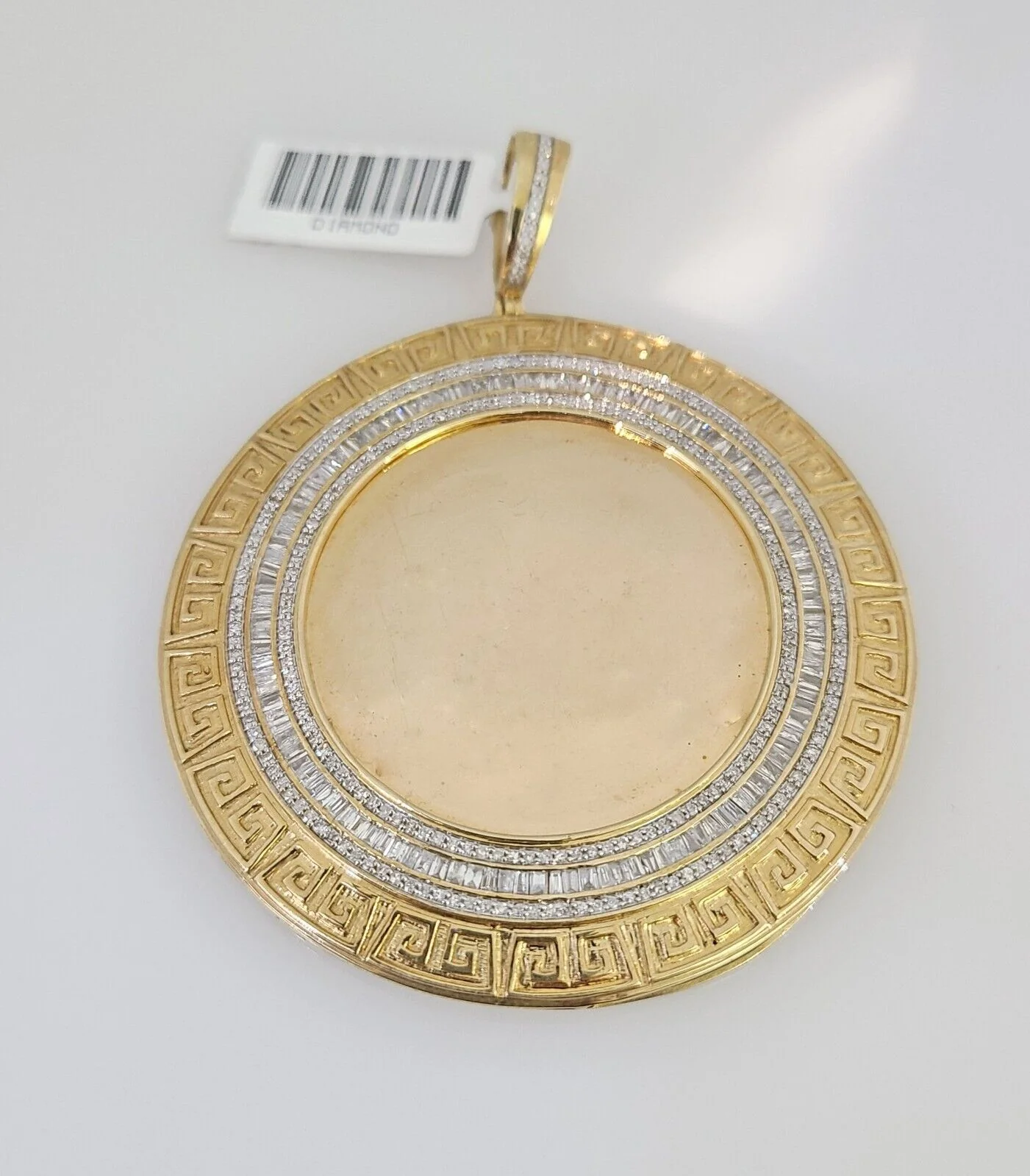 10k Real Memory Pendant Charm 10kt Real Diamond Charm Yellow Gold - Image 4
