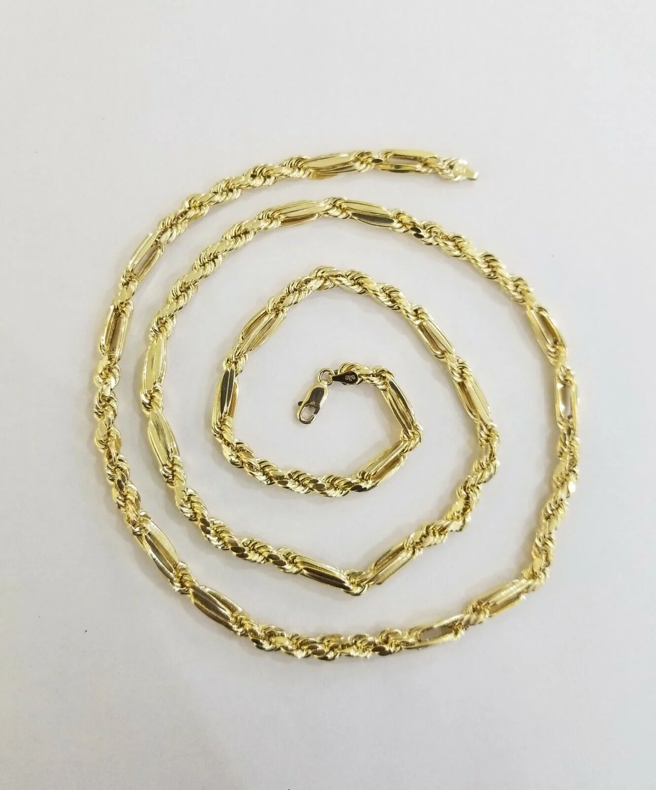 10k REAL Yellow Gold Milano Rope chain 20" 22" 24" Gold necklace Men Women 4.5mm - Image 6
