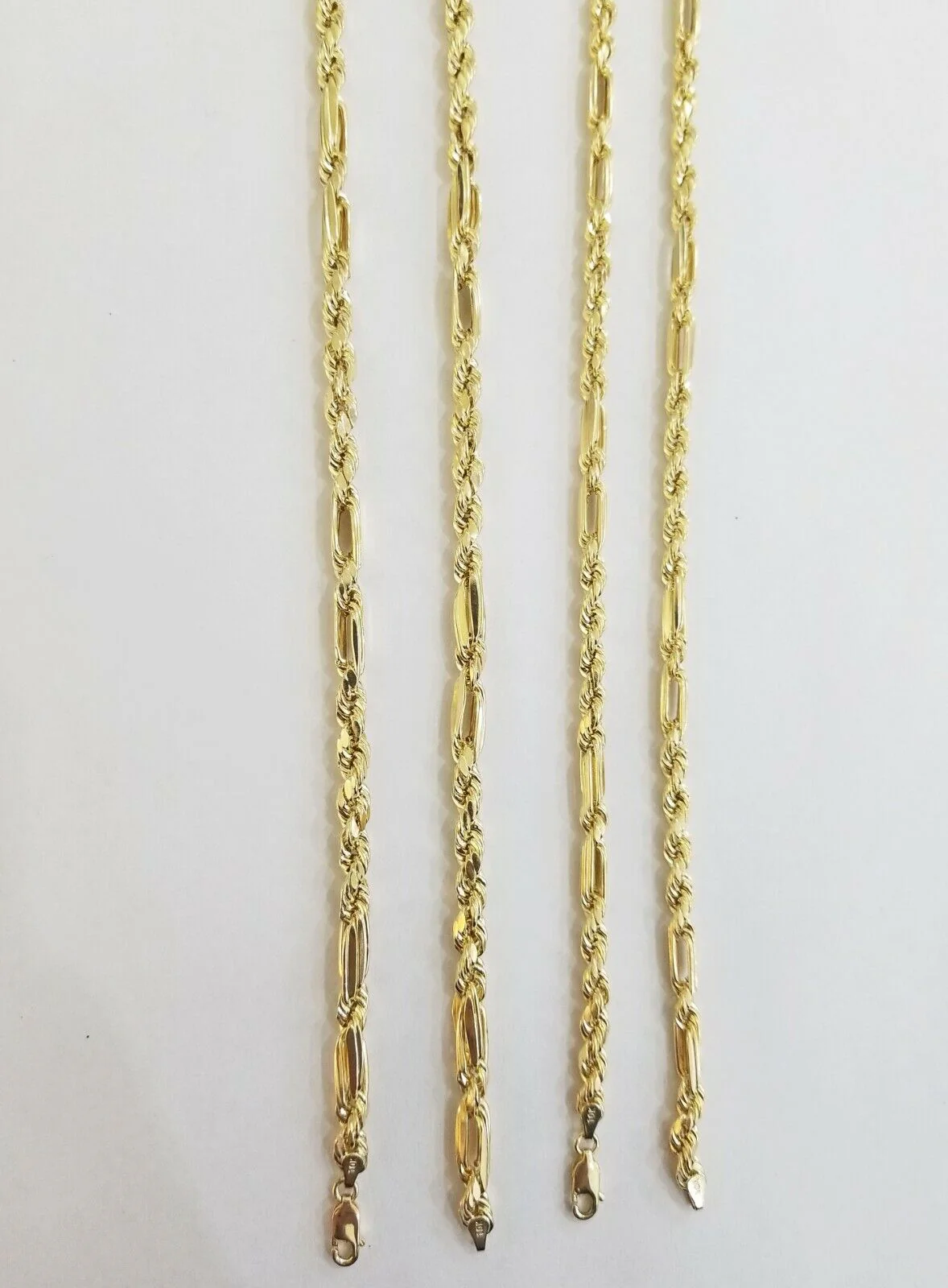 10k REAL Yellow Gold Milano Rope chain 20" 22" 24" Gold necklace Men Women 4.5mm - Image 8