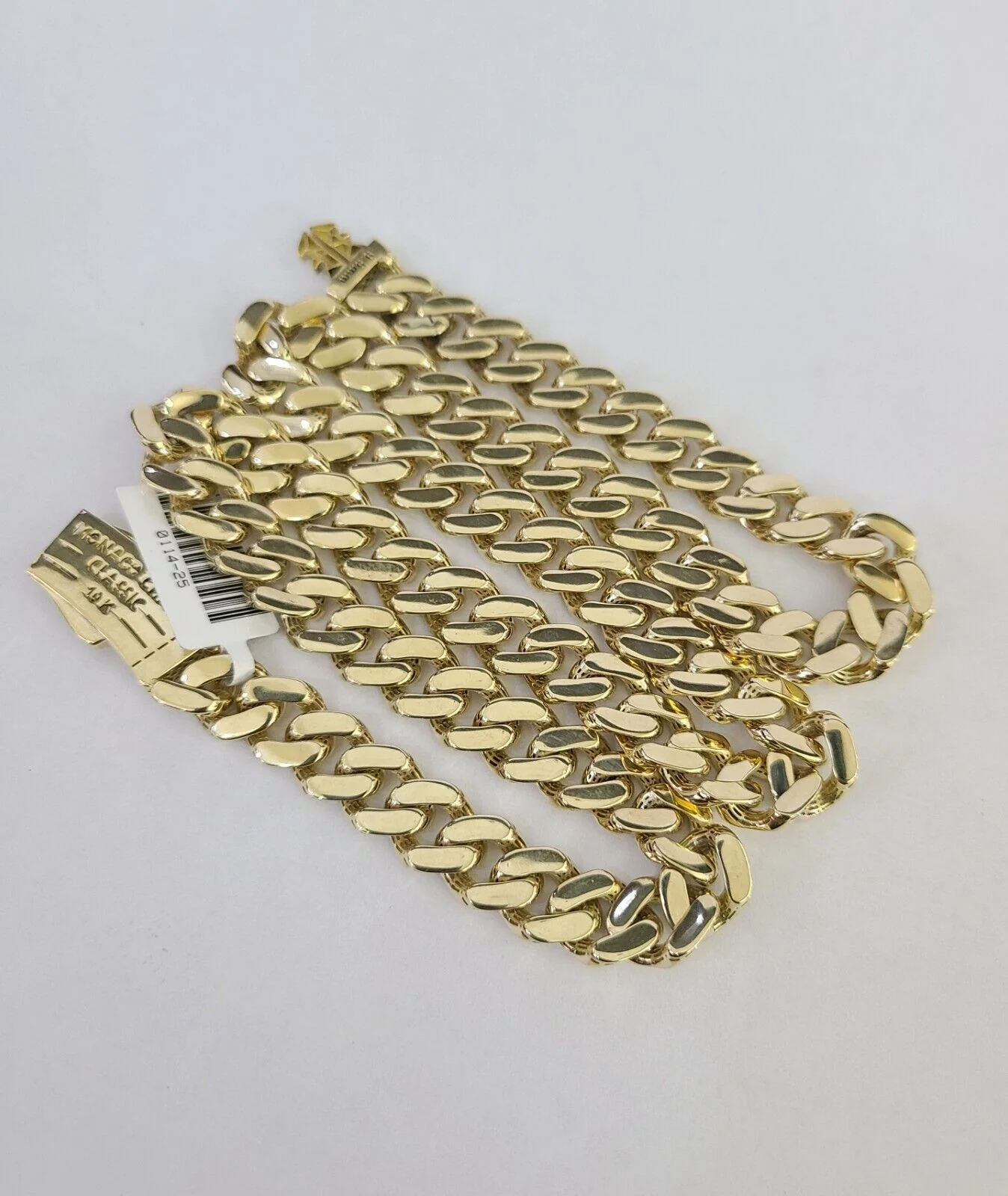 10k Royal Monaco Cuban Link Chain 10mm Necklace 20" REAL Yellow Gold - Image 6