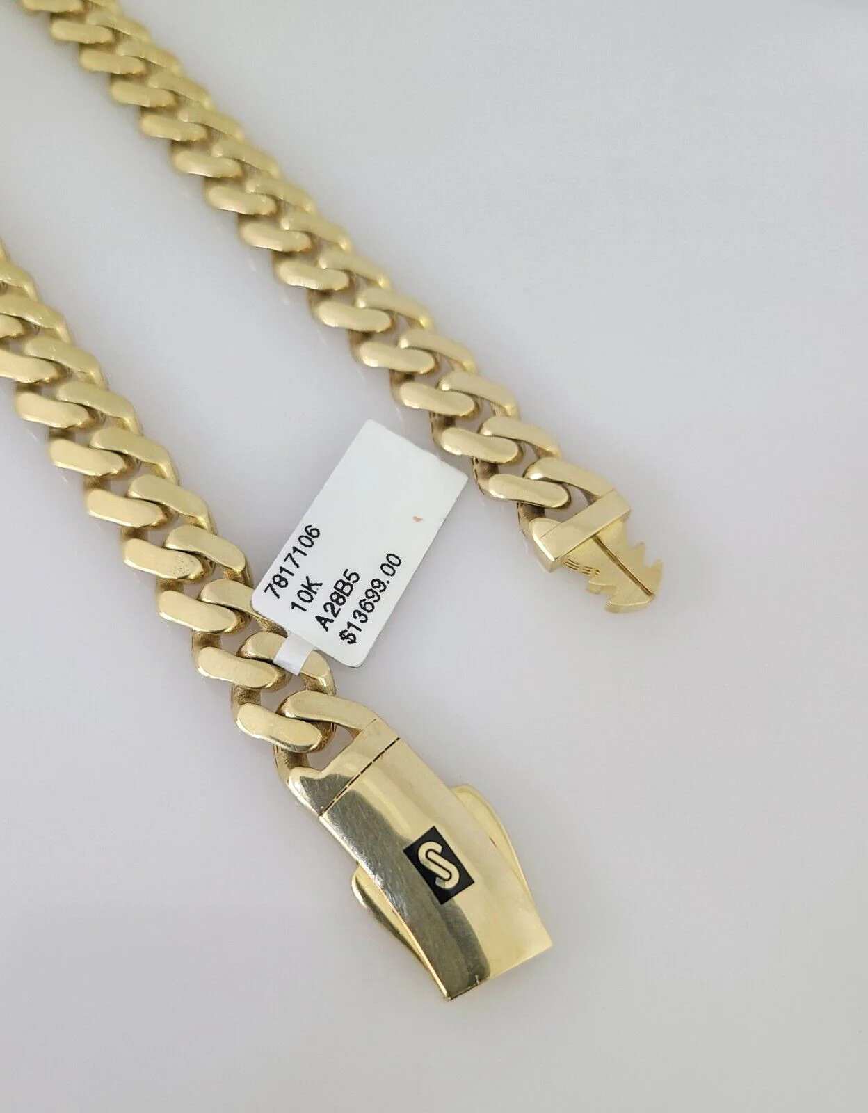 10k Royal Monaco Cuban Link Chain 9.5mm Necklace 24" REAL Yellow Gold - Image 2