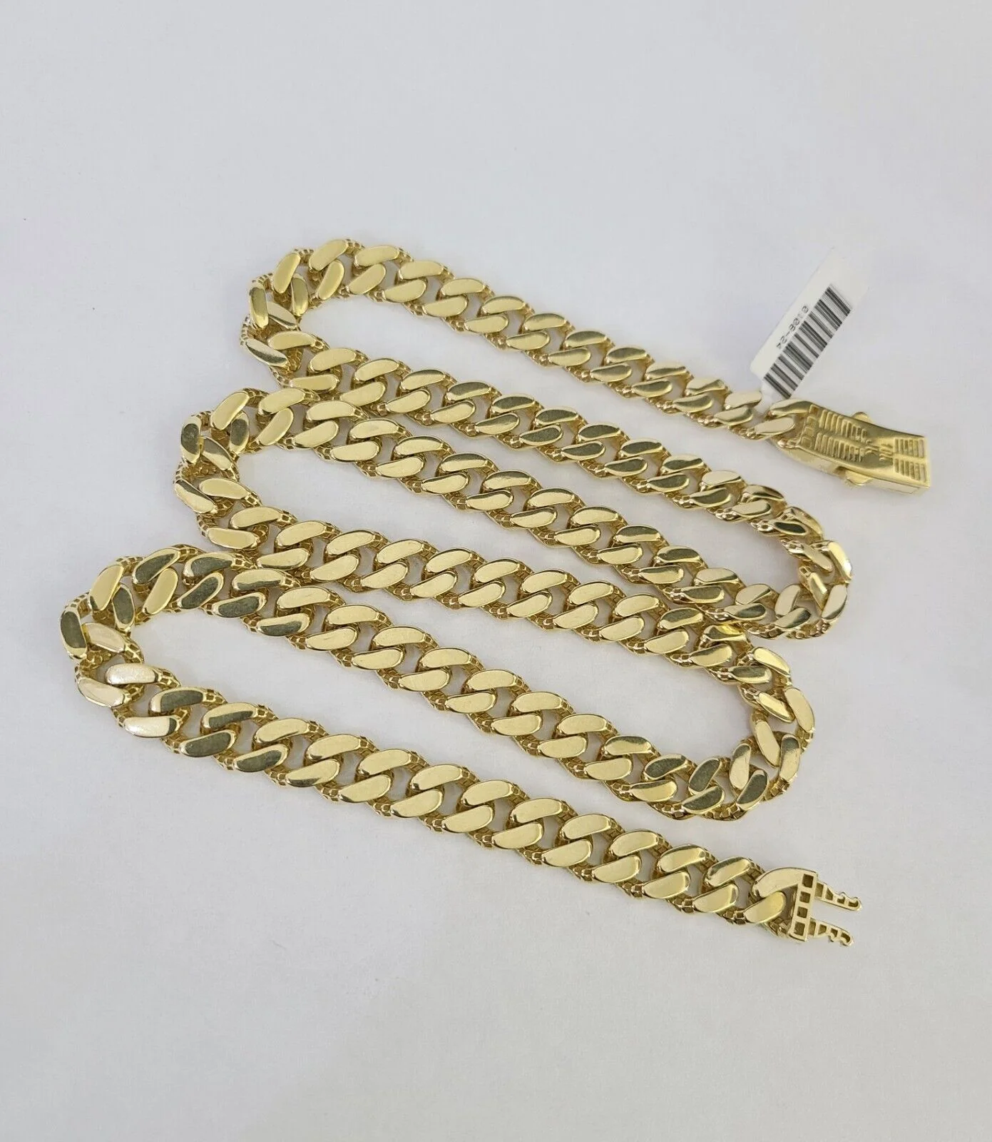 10k Royal Monaco Cuban Link Necklace Chain 9mm 24" REAL Yellow Gold - Image 7