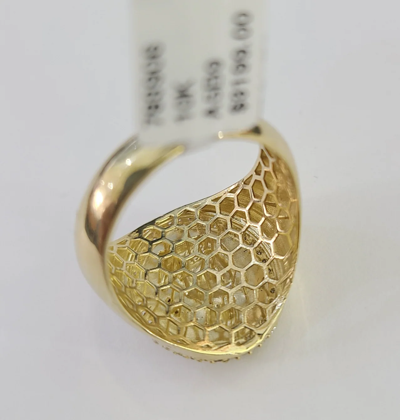 10k Saint Barbara Ring Casual Band Yellow Gold Genuine Brand New Religious All Sizes - Image 4