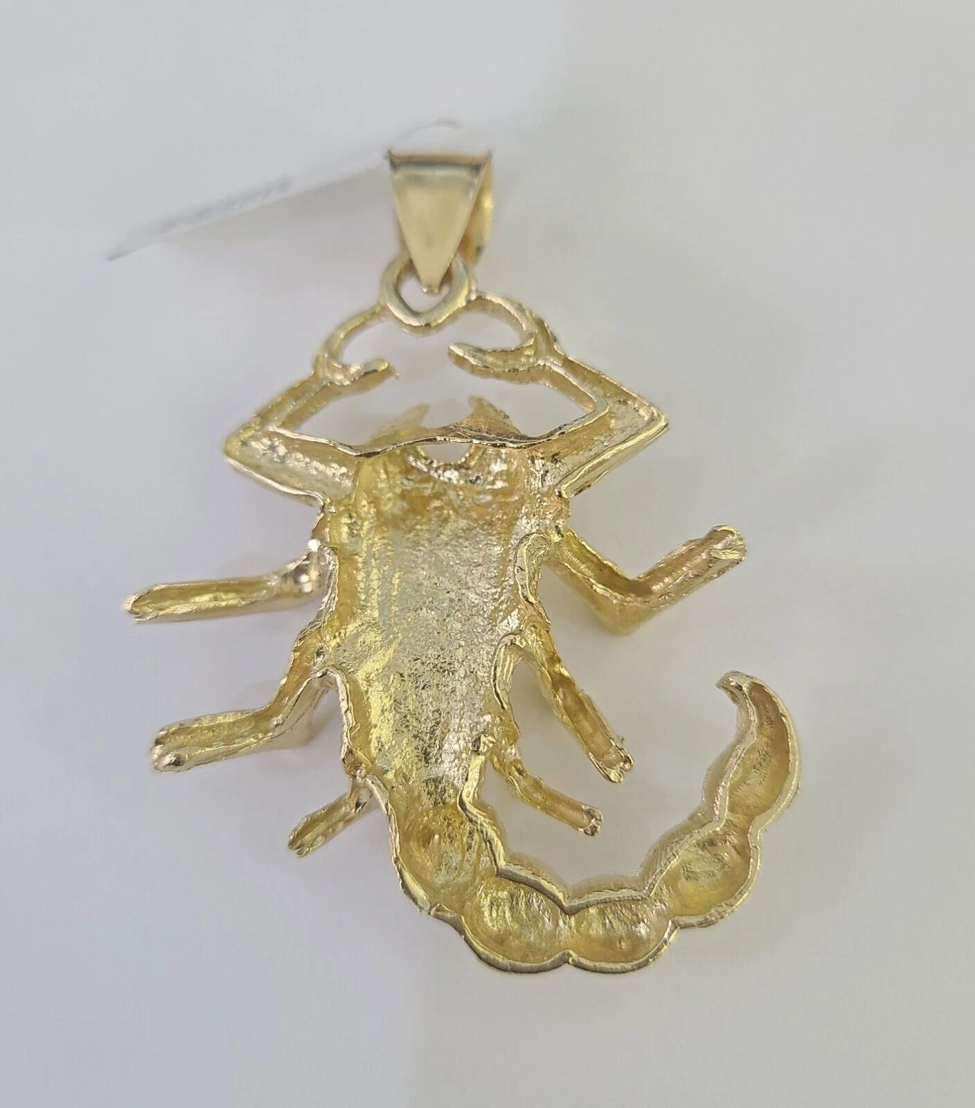 10K Scorpion Charm Pendant Zodiac Sign Yellow Gold 2.5" Real 10k Real Genuine - Image 3