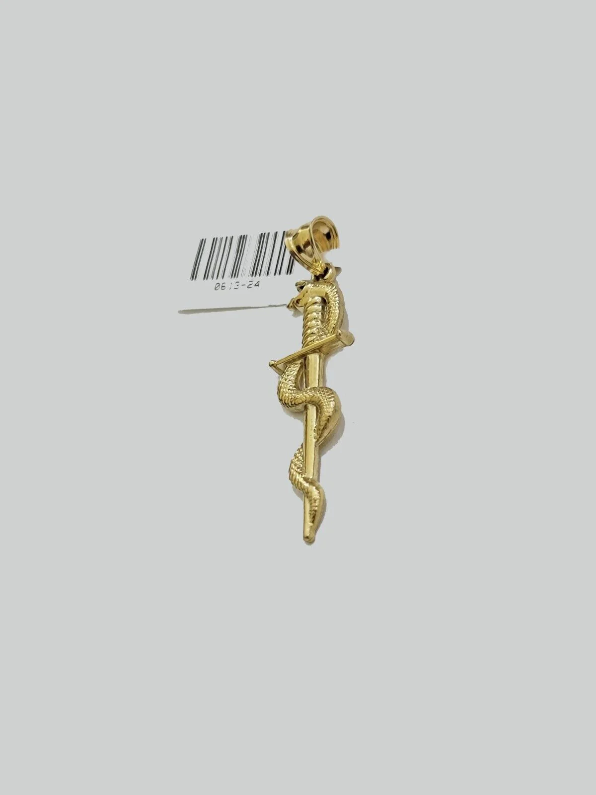10k Snake Charm Pendant REAL 10Kt Yellow Gold For Necklace Chains BRAND NEW - Image 6
